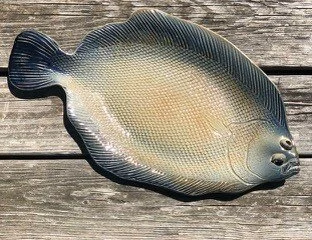 Rosie Nadeau,Pottery-XL Lemon Sole 
