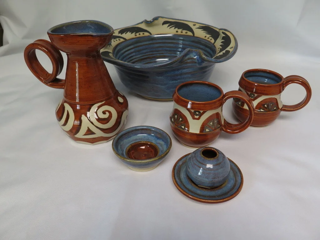 Amy Bourbon, Stoneware-Tea Set