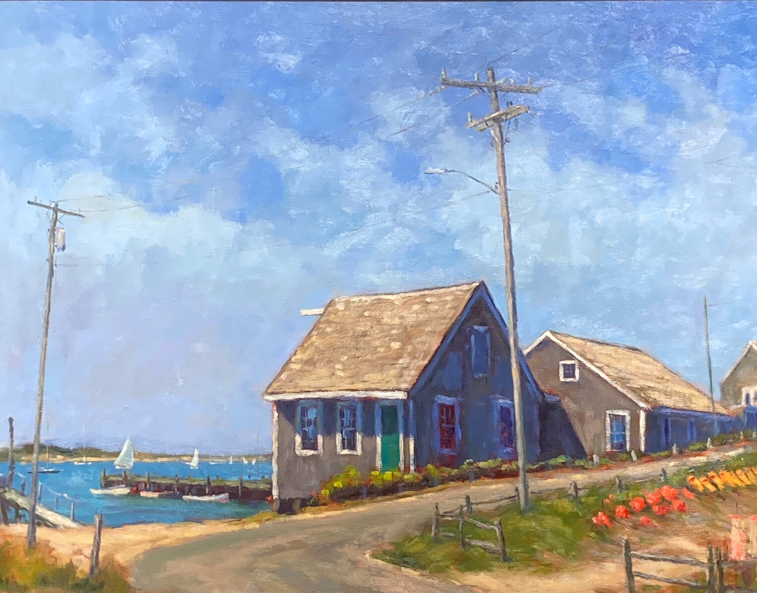 Steve Kennedy, Oil-Stage Harbor Morning