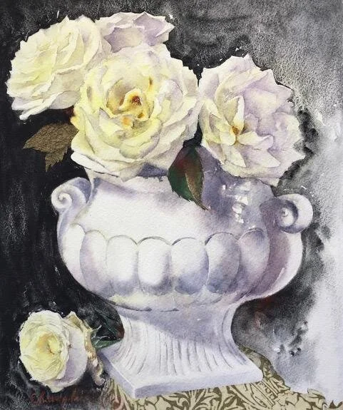 Vera Champlin- Romanza Watercolor Demo