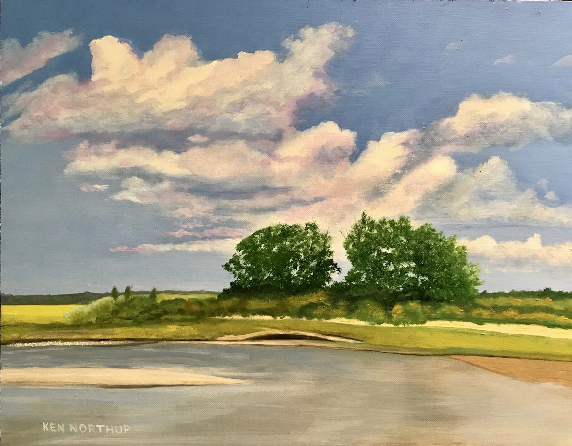 Ken	Northup	Summer Gray's Beach	Oil on Panel	 $900 	11x14"