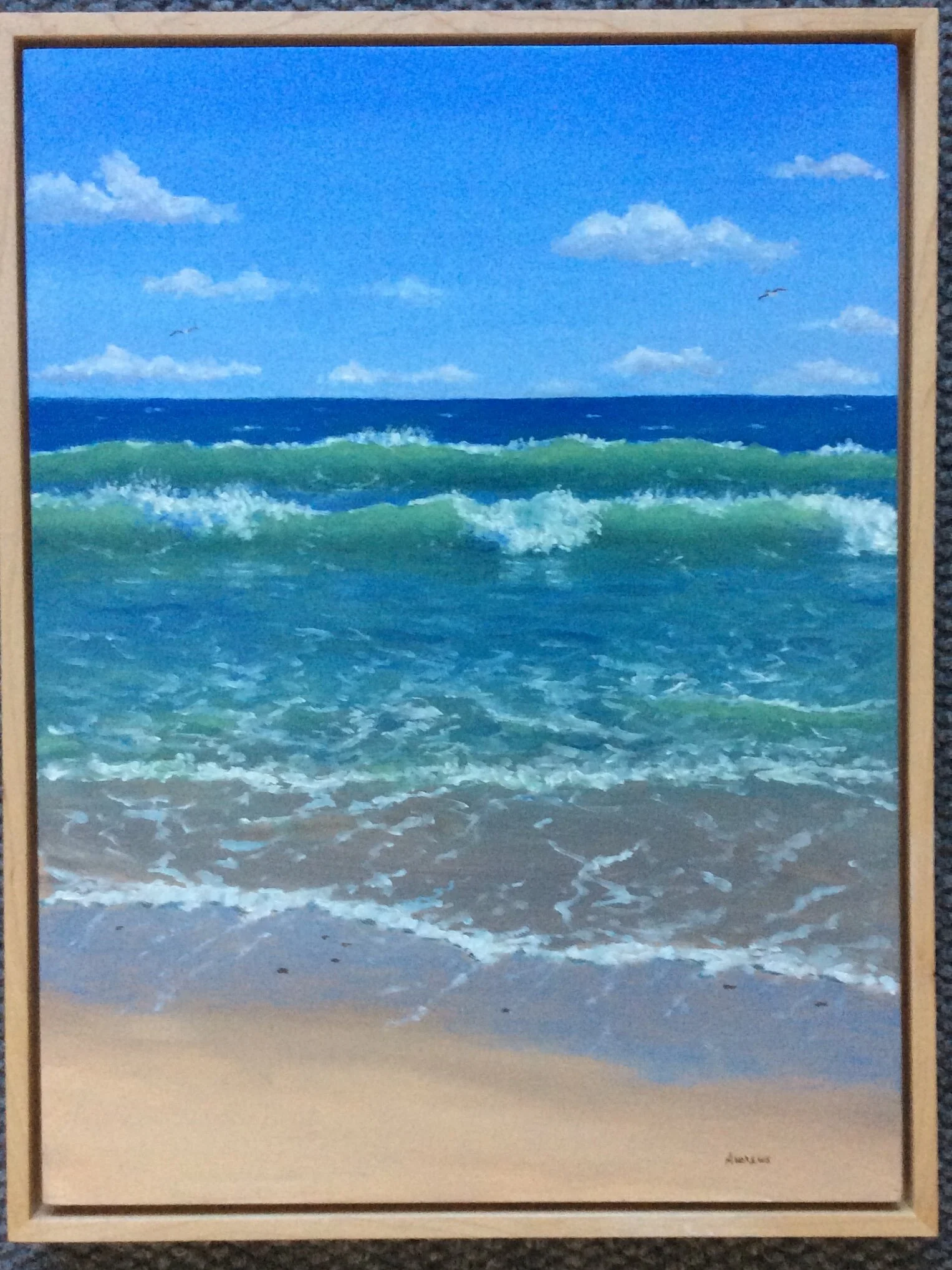 David	Andrews	Surf’s Up at Nauset Beach	oil	 $375 	13x17