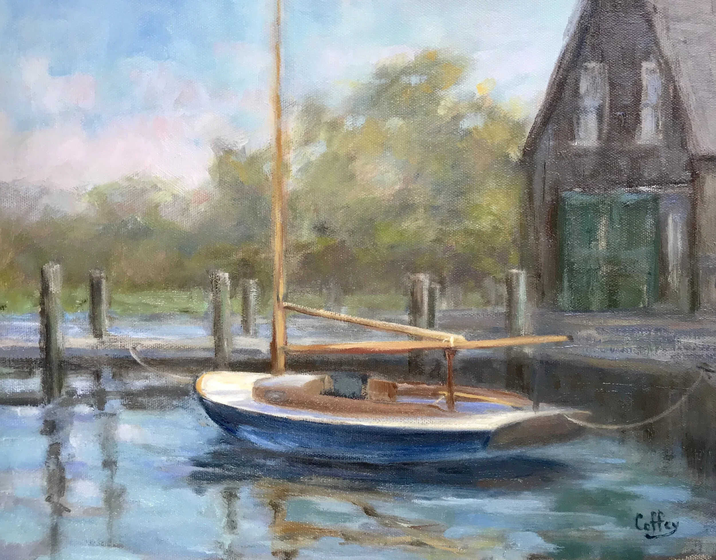 Lyn	Coffey	Crosby Boat Yard	Oil	 $1,200 	11x14