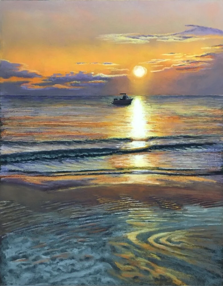 Jody	Shyllberg	Sunset Mooring	Soft Pastel	 $500 	11" x 14"