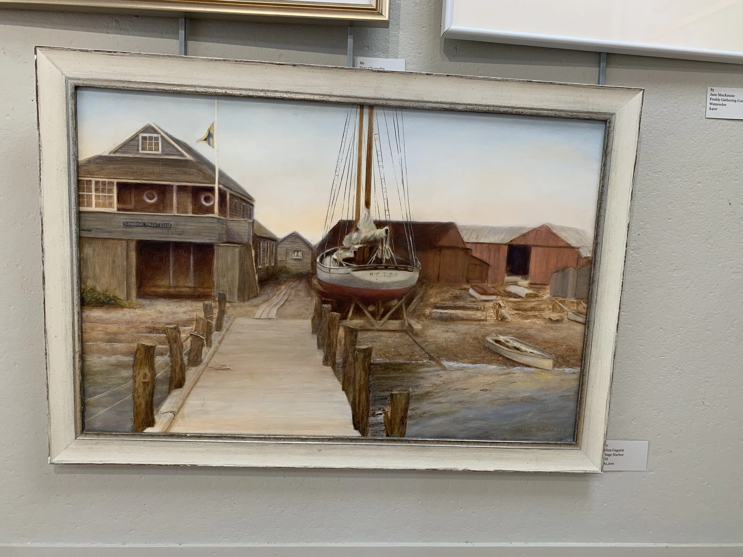 Nina	Gagarin	Stage Harbor	Oil	 $2,200 
