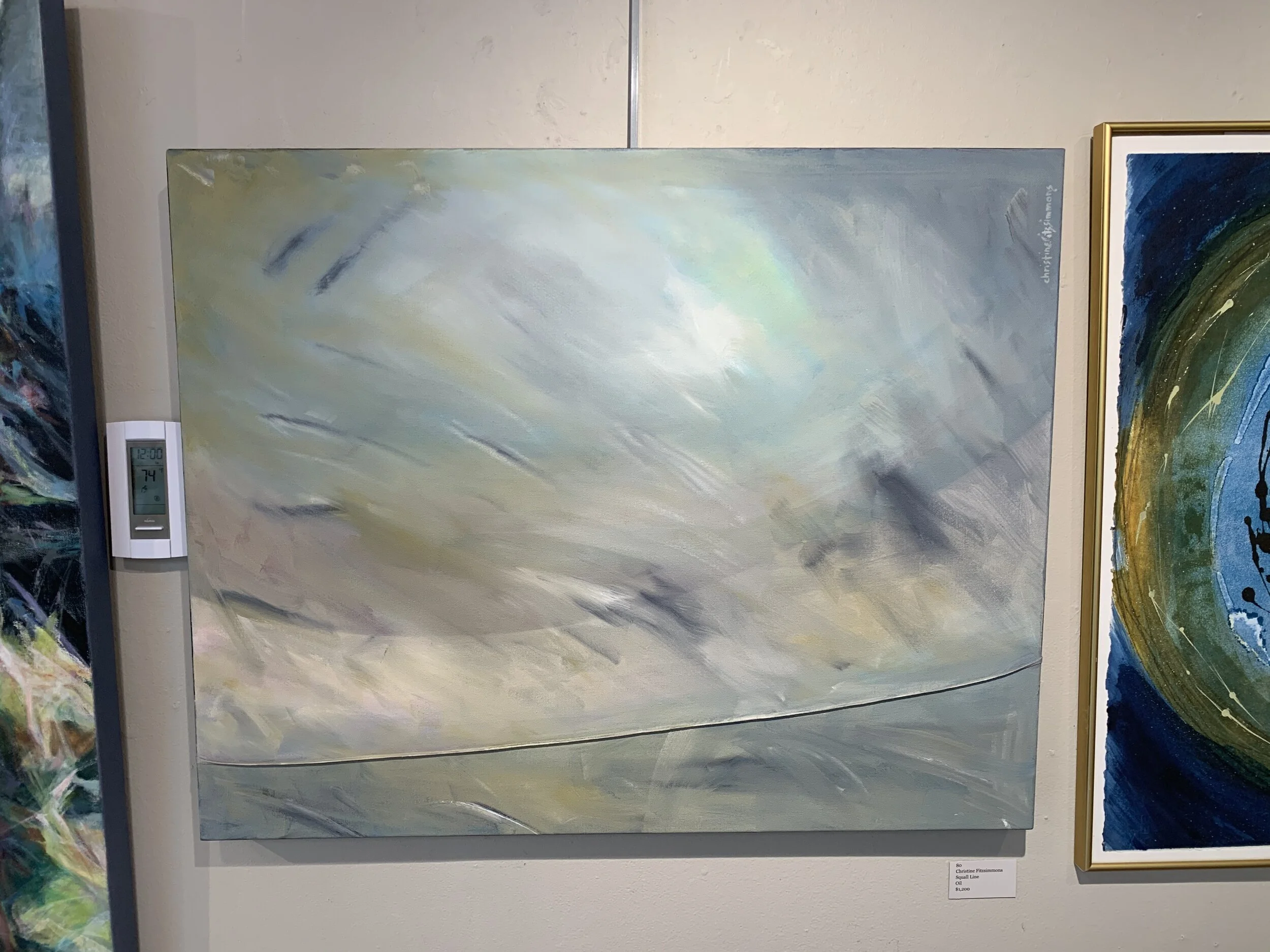 Christine	Fitzsimmons	Squall Line	Oil	 $1,200 