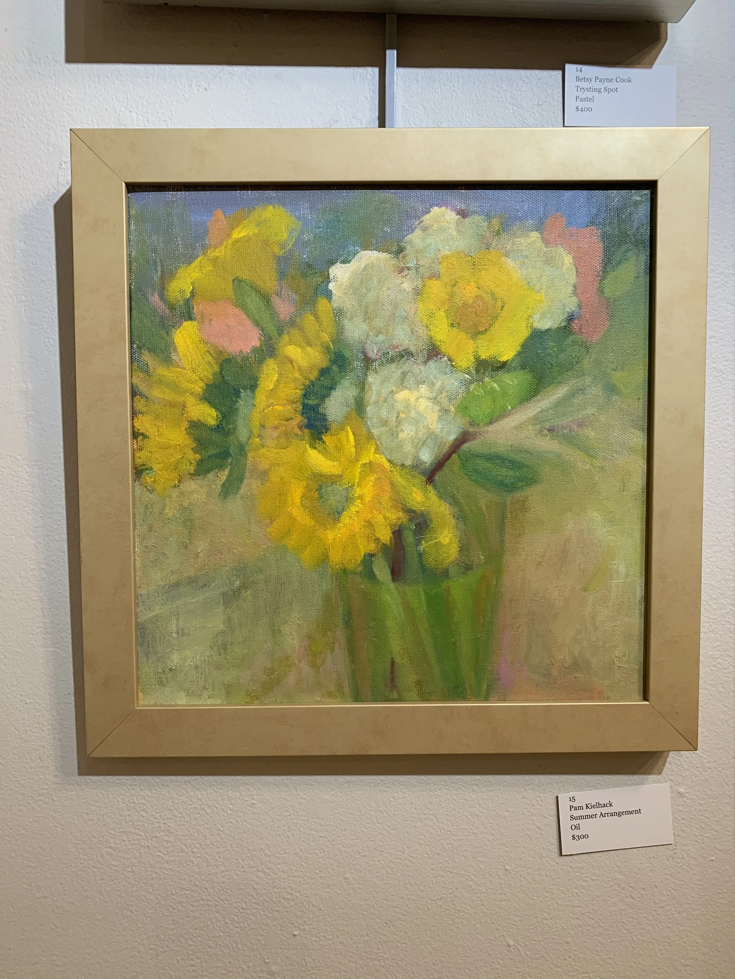 Pam 	Kielhack	Summer Arrangement	Oil	 $300 