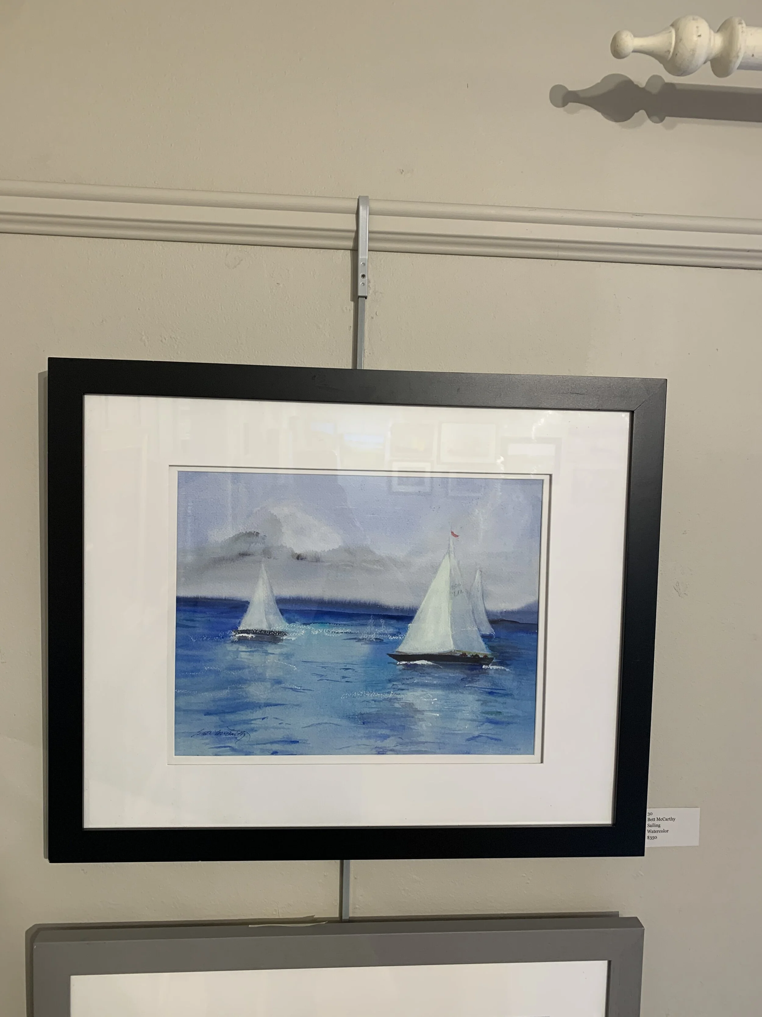 Bett	McCarthy	Sailing	Watercolor	 $350 
