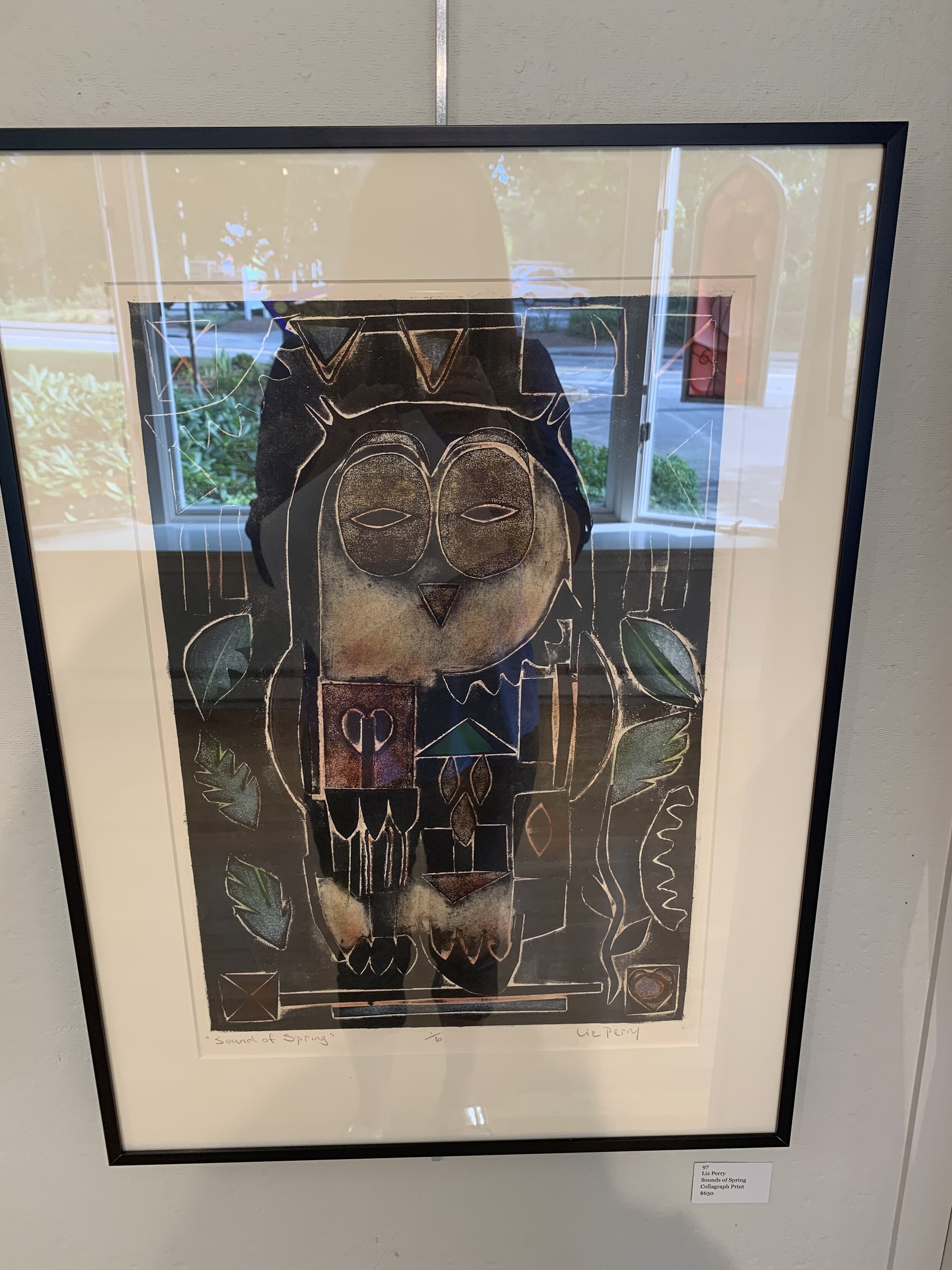 Liz	Perry	Sounds of Spring	Collagraph Print	 $650 