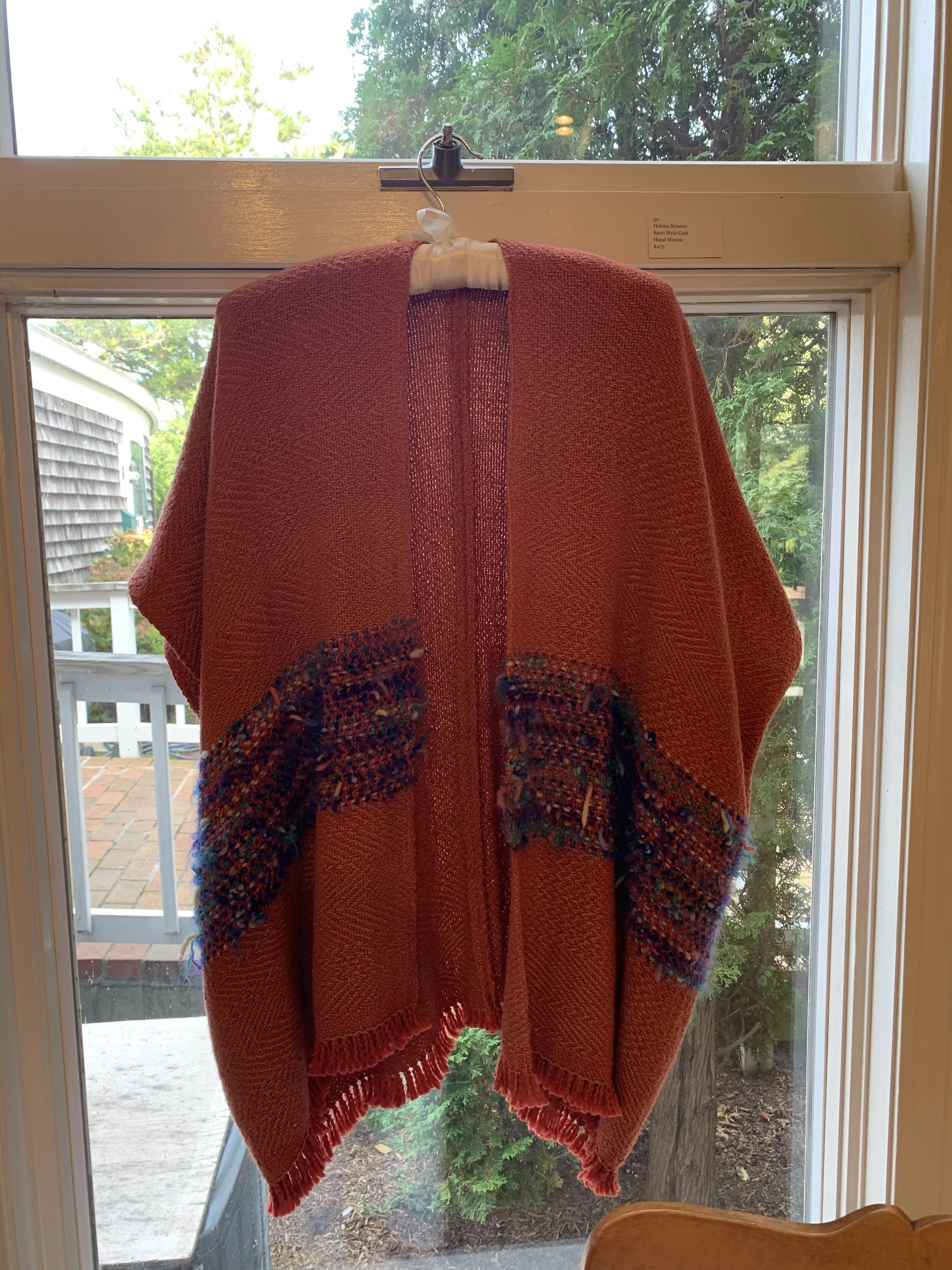 Helene	Stracco	Saori Style Coat	Hand Woven	 $275 