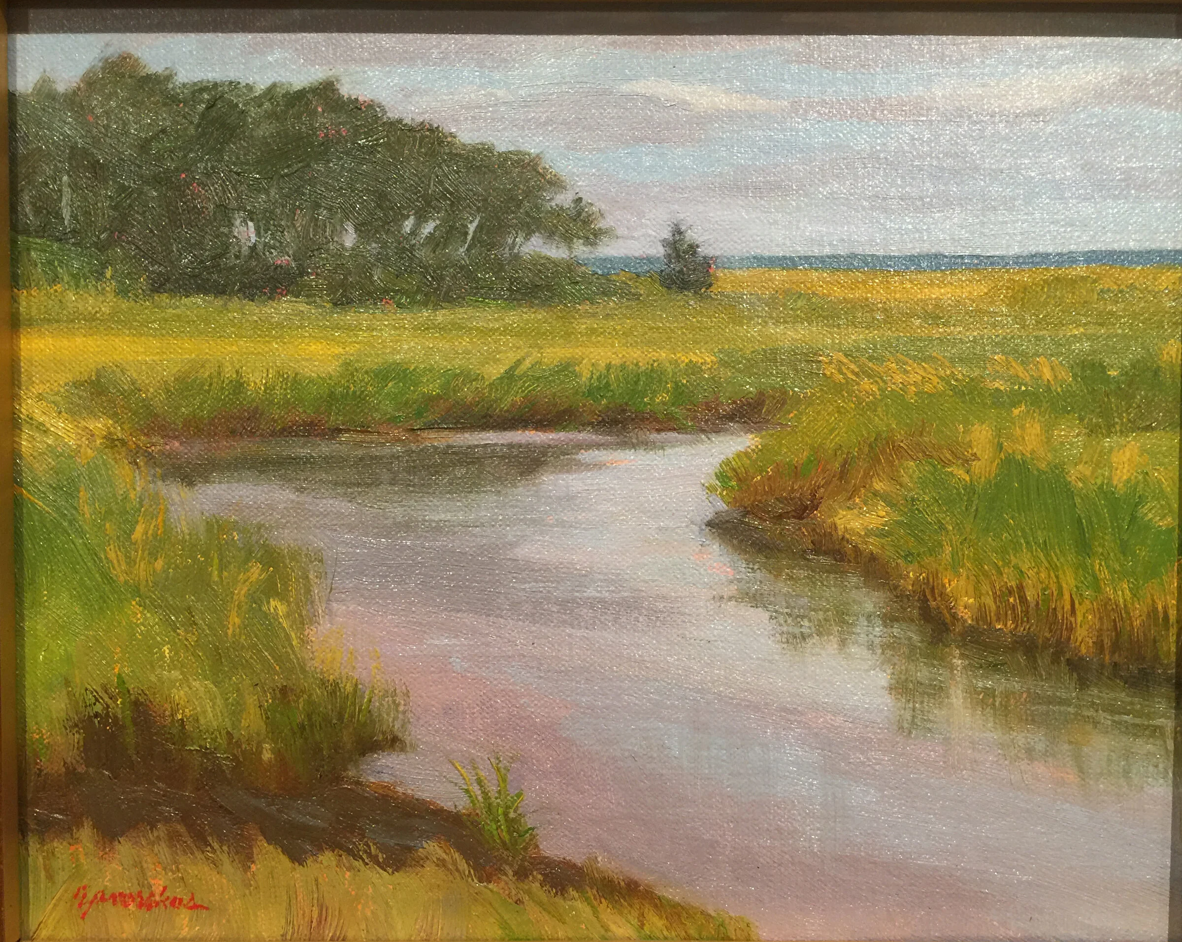 Tidal River 2020 oil 8x10 .jpg