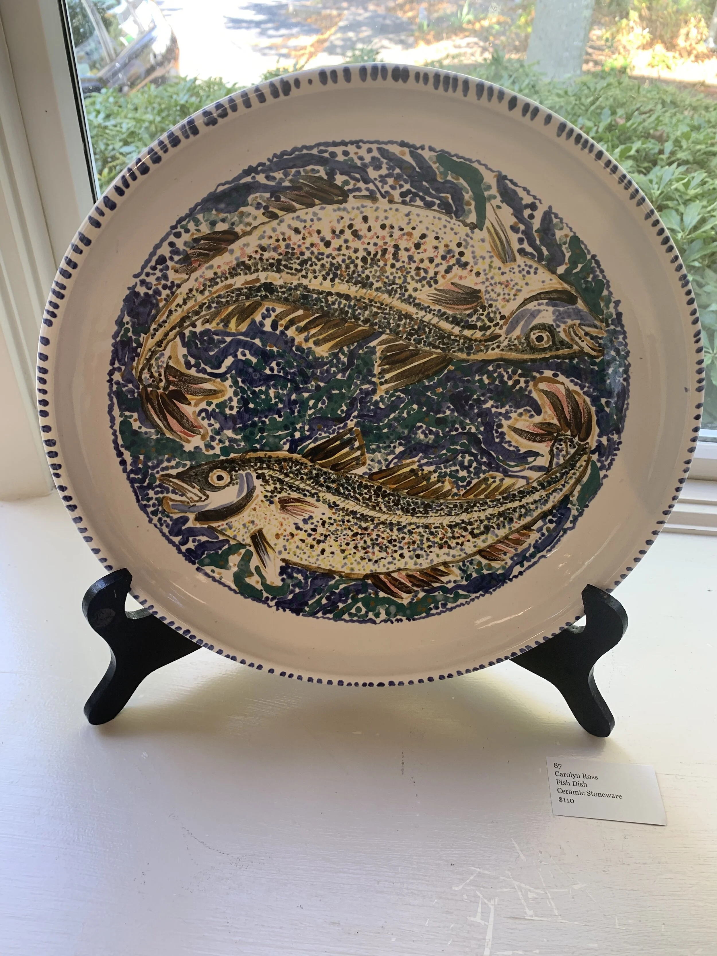 Carolyn	Ross	Fish Dish	Ceramic stoneware	 $110 