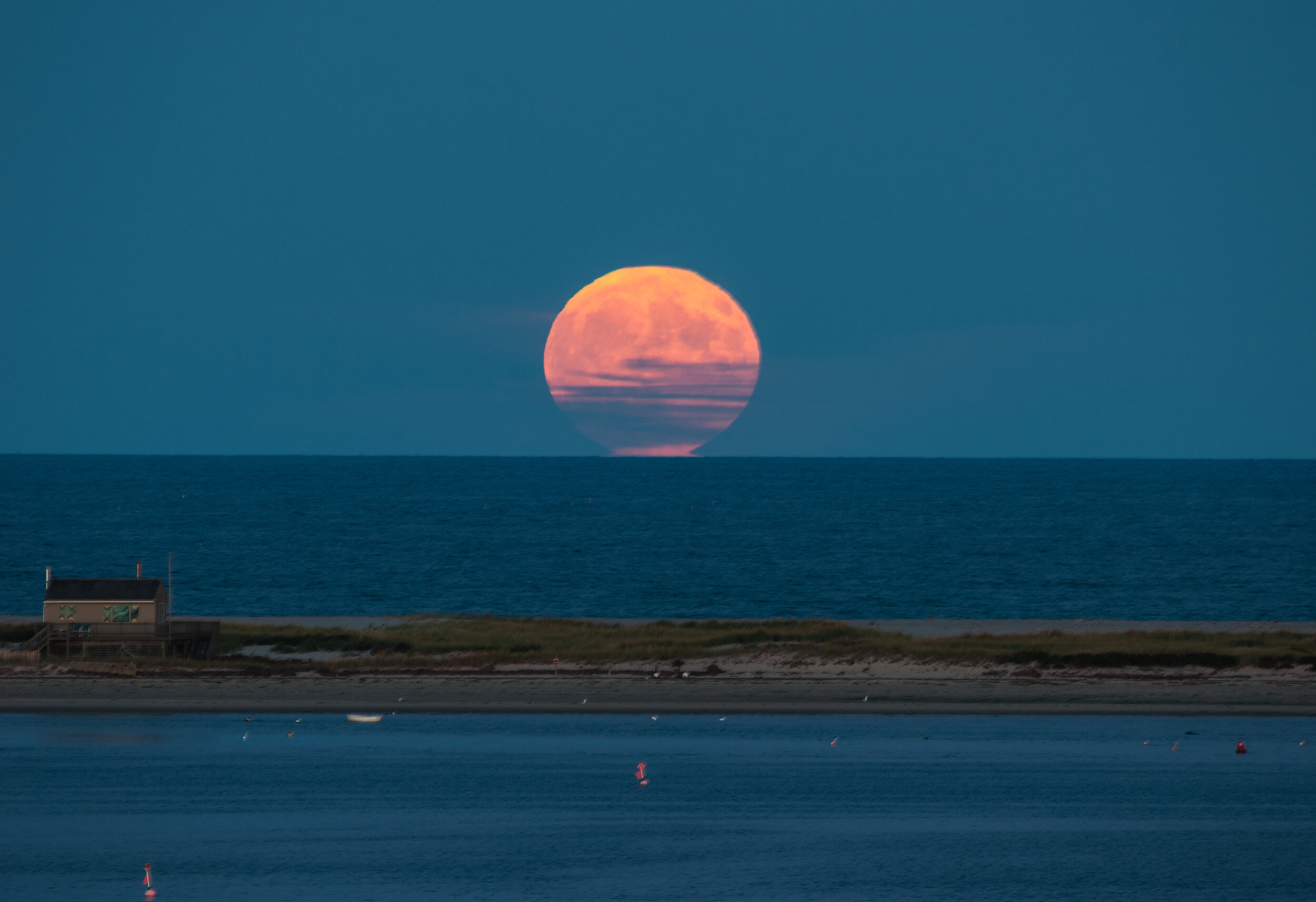 John J	King	Super Moon Rising Over Outer Beach	 $450 