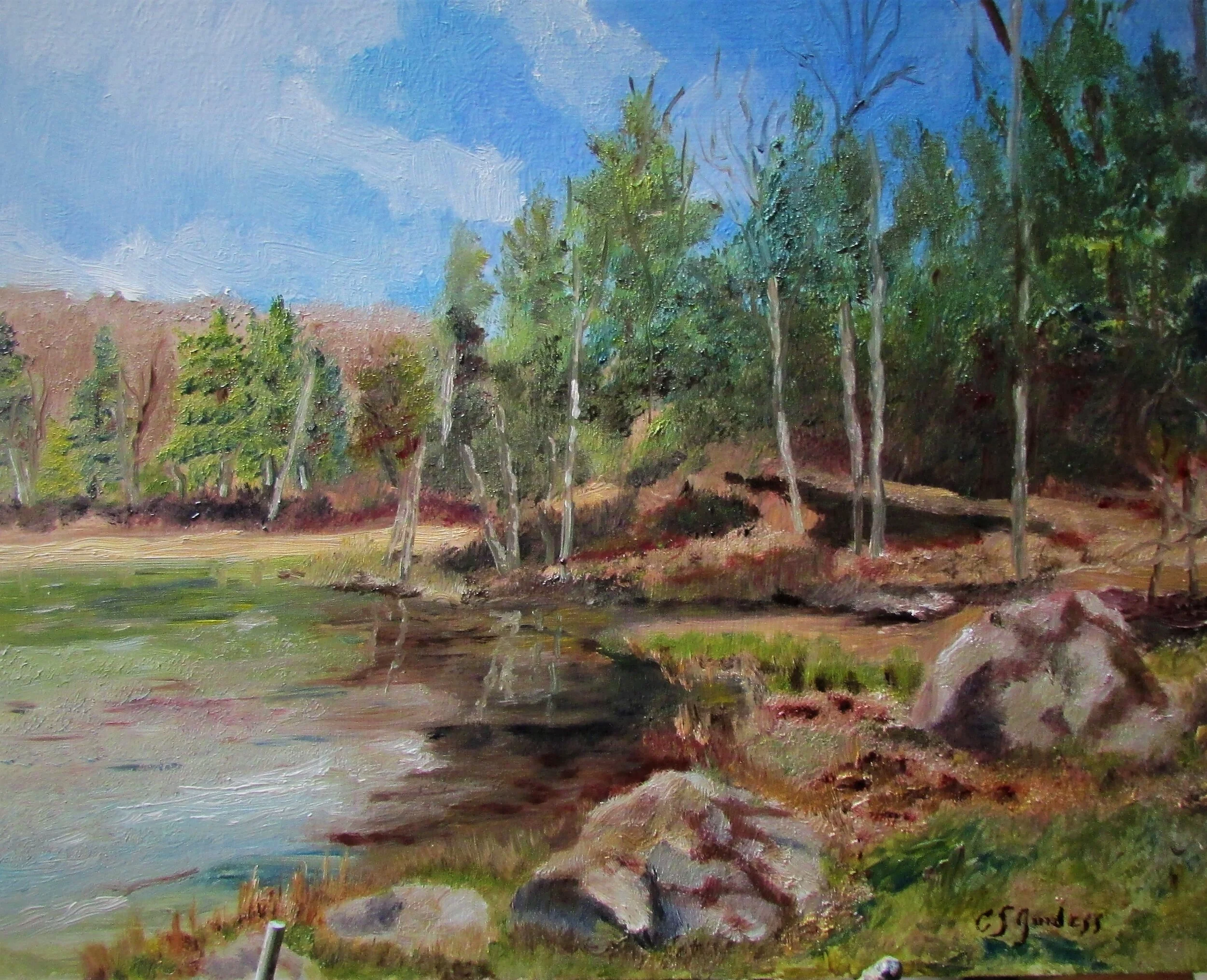 Cassandra	Guidess	Woodland Idyll	Oil	 $300 