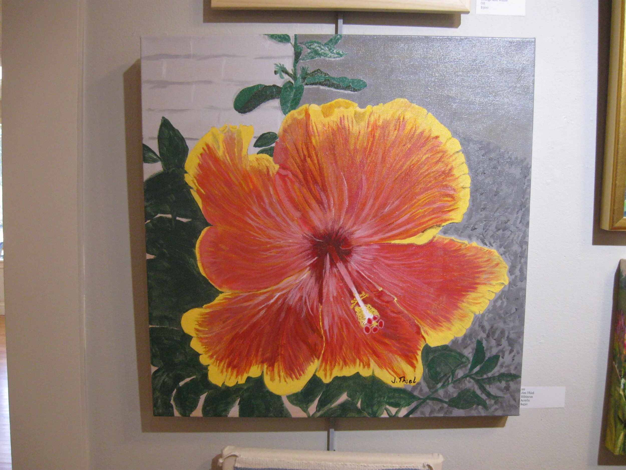 Jim	Thiel	Hibiscus	Acrylic	 $450 
