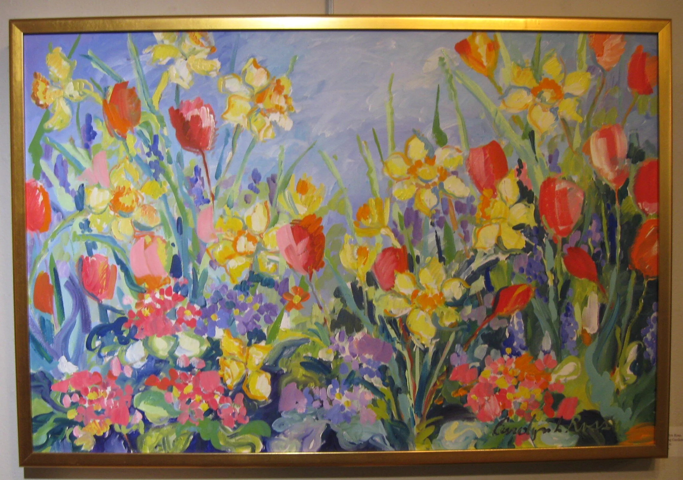 Carolyn	Ross	Spring Garden in Chatham	Acrylic	 $800 
