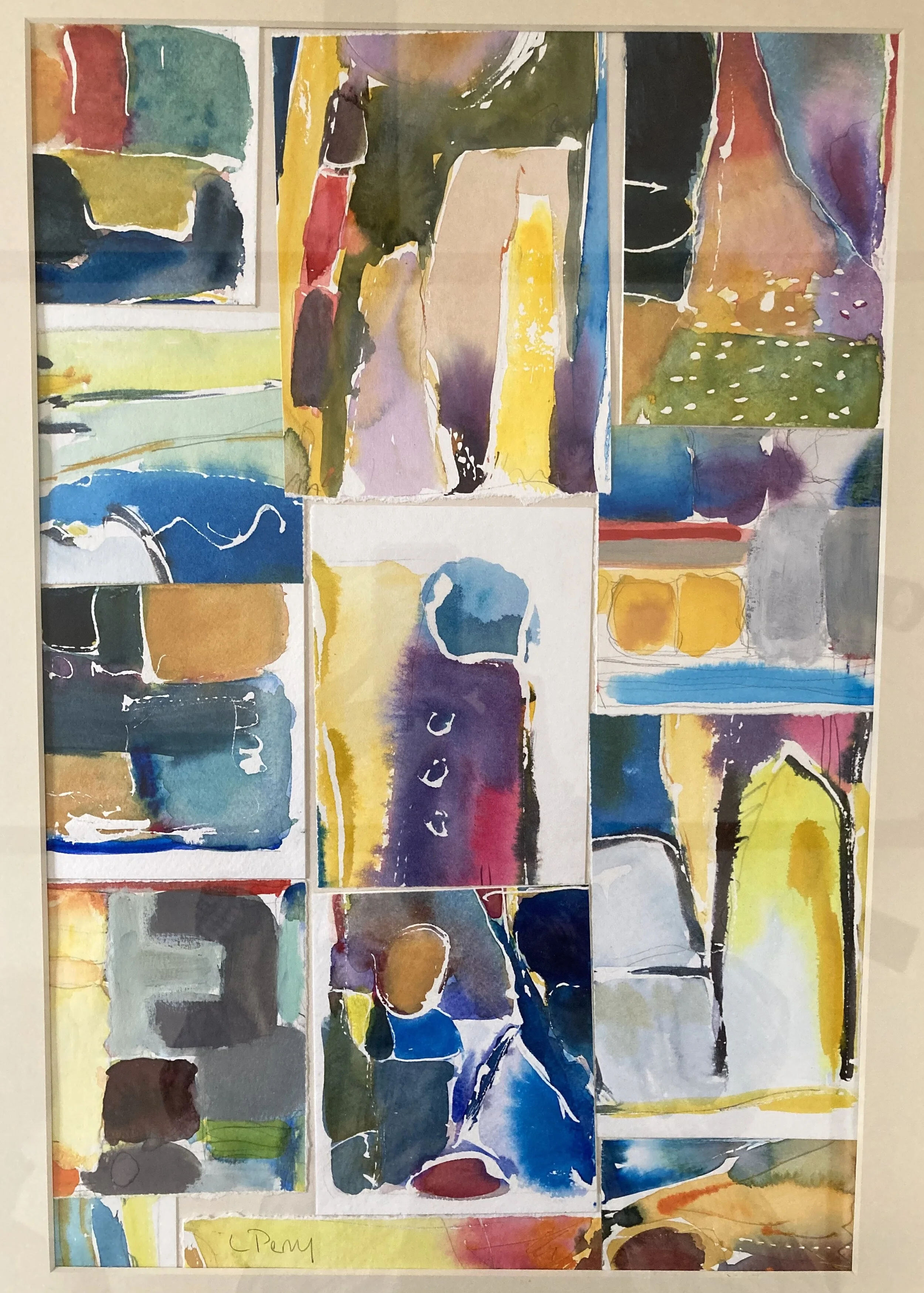 Liz	Perry	Seaglass, Sunlight	Watercolor/Collage	 $800 