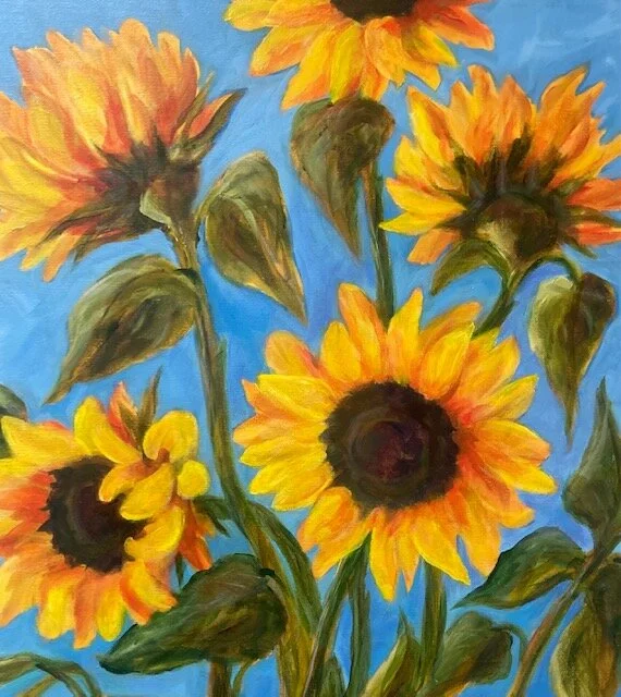 Patricia	DuVall	Sunflower Soiree No. 5	Acrylic	 $500 