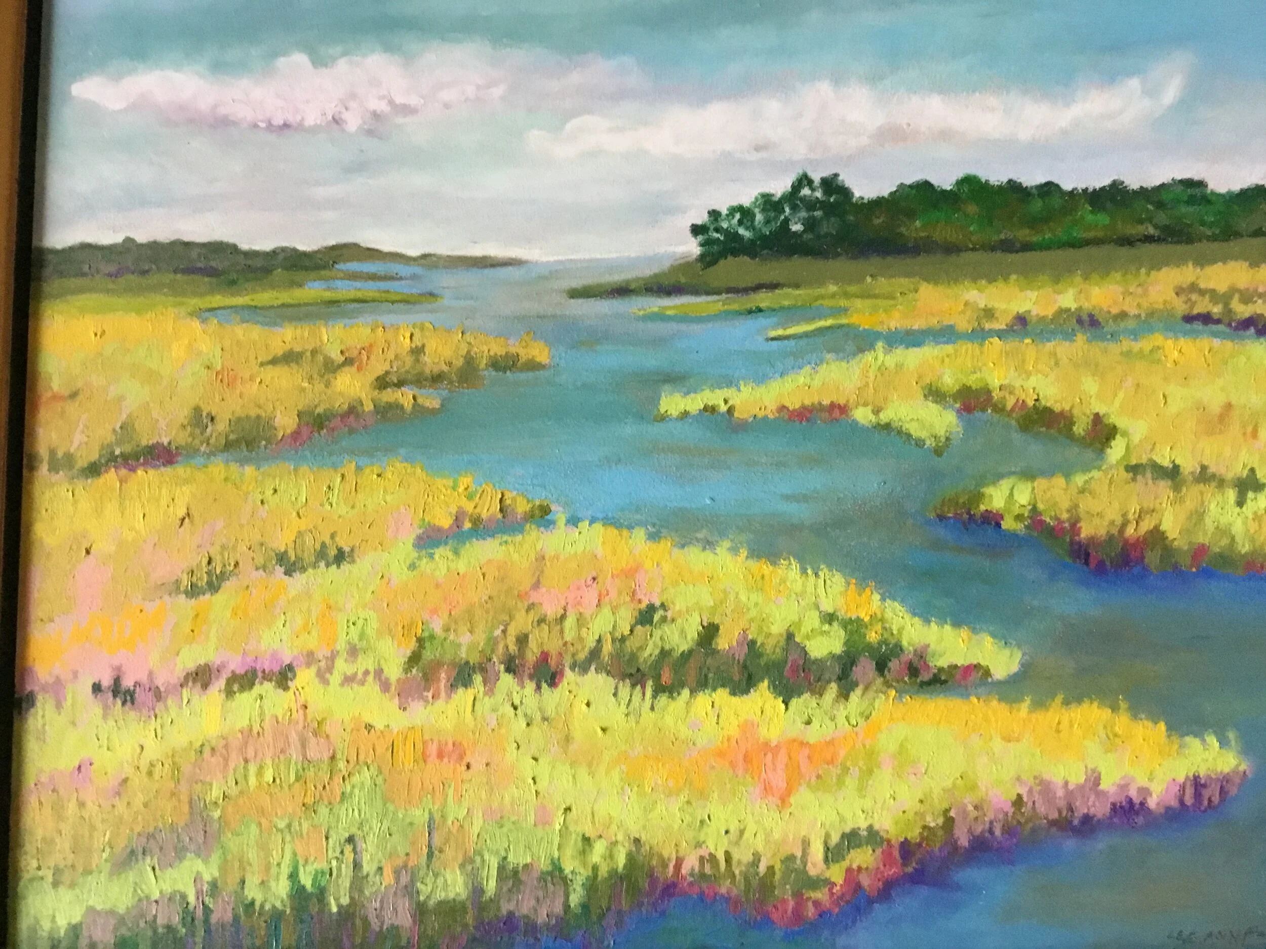 Lee Ann	Fanning	Spring - Blackfish Creek	Oil Pastel	 $500 