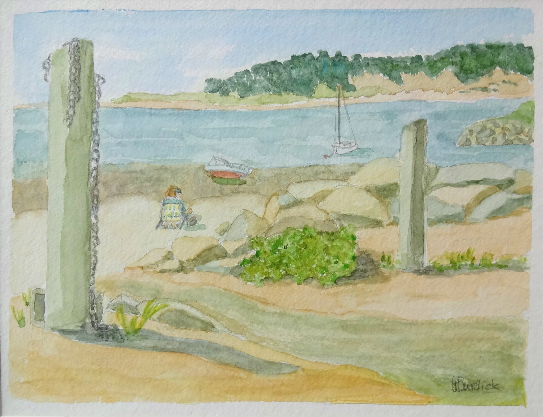 Joanne	Burdick	Powers Landing	Watercolor	 $325 