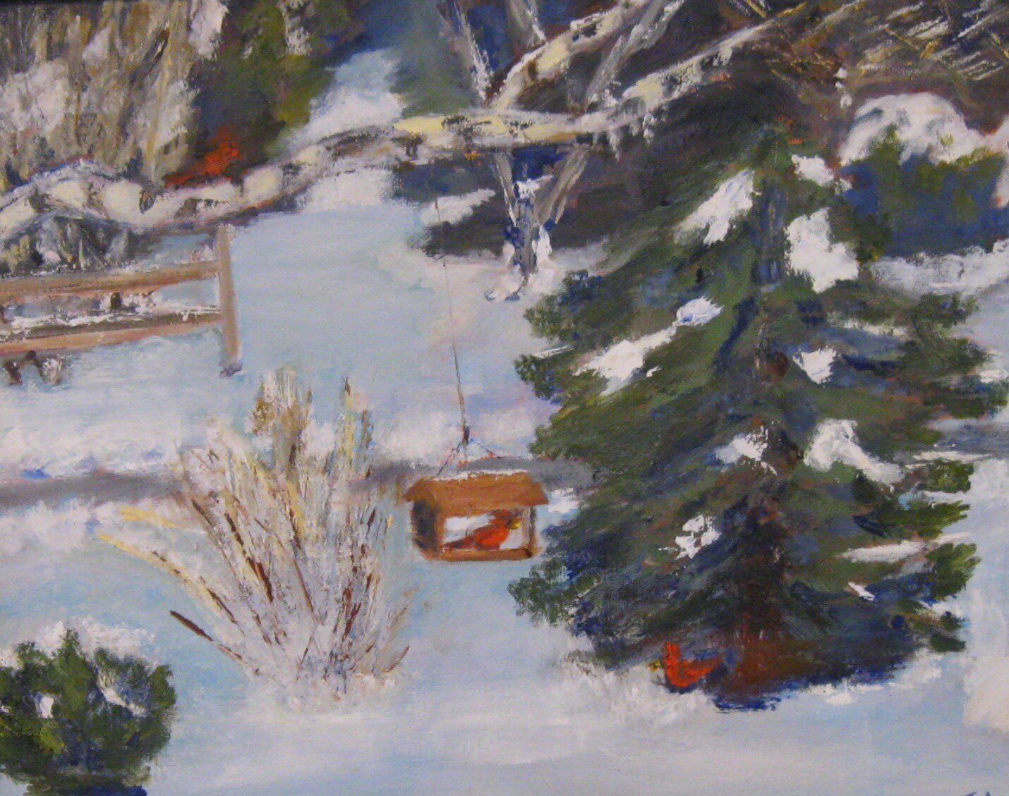 Judy 	Schmitt	From a Window	Oil	 $375 