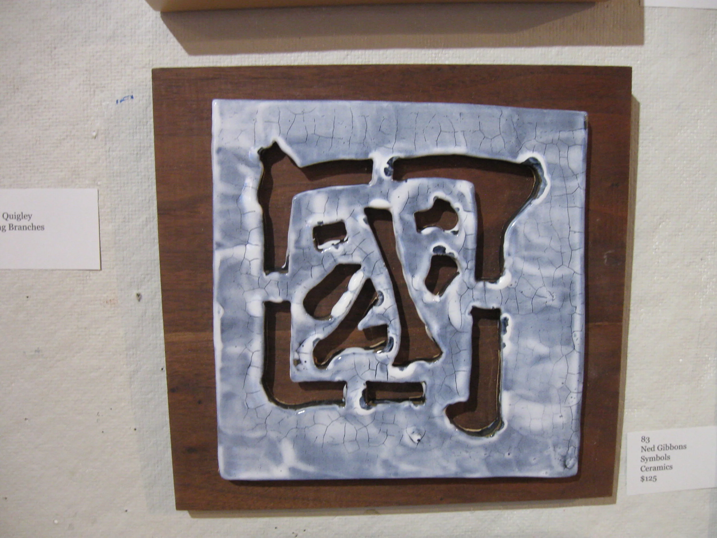 Ned	Gibbons	Symbols	Ceramics	 $125 