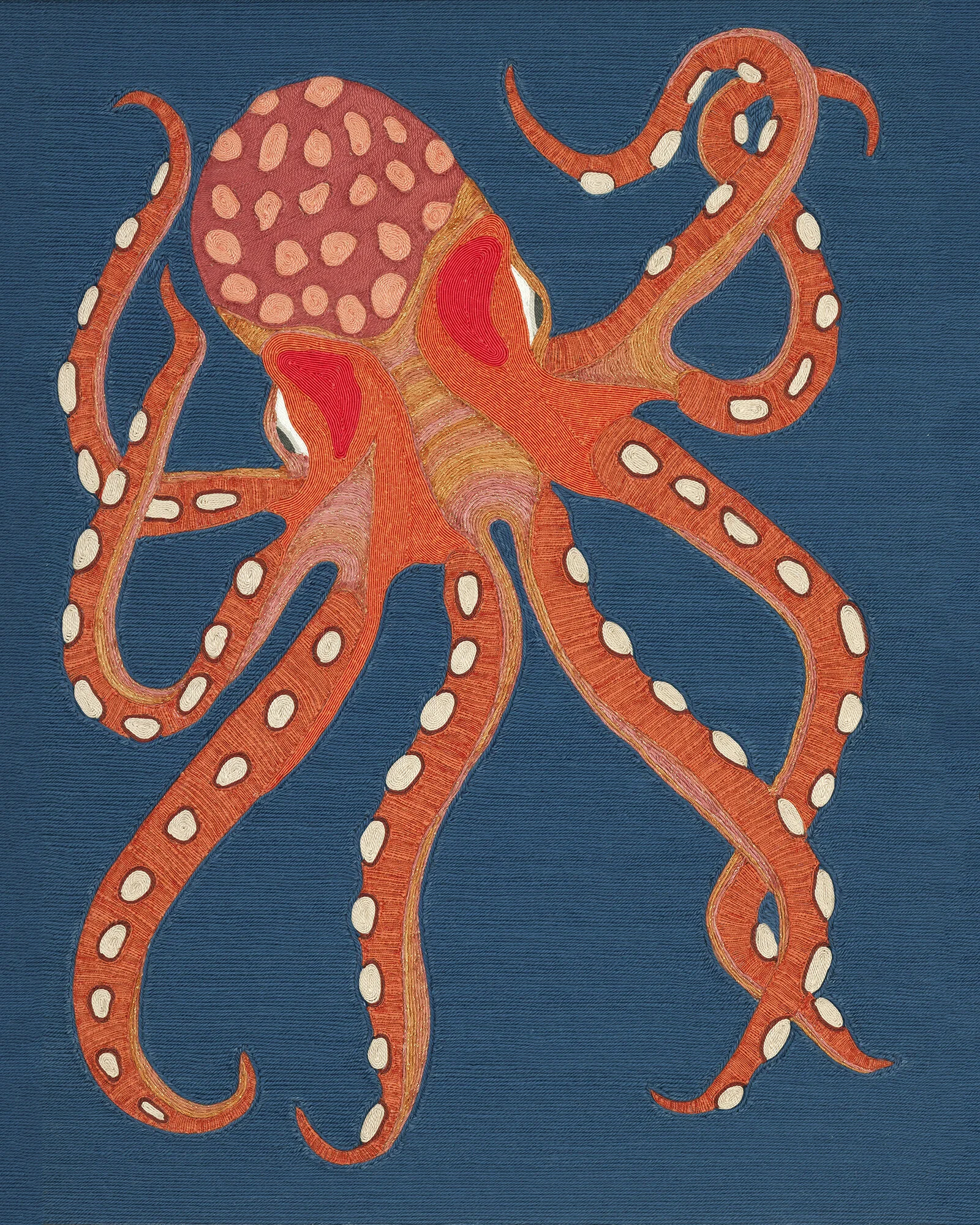 Carol	Fitzsimons	Octopus	Fiber on Canvas Panel	 $1750 