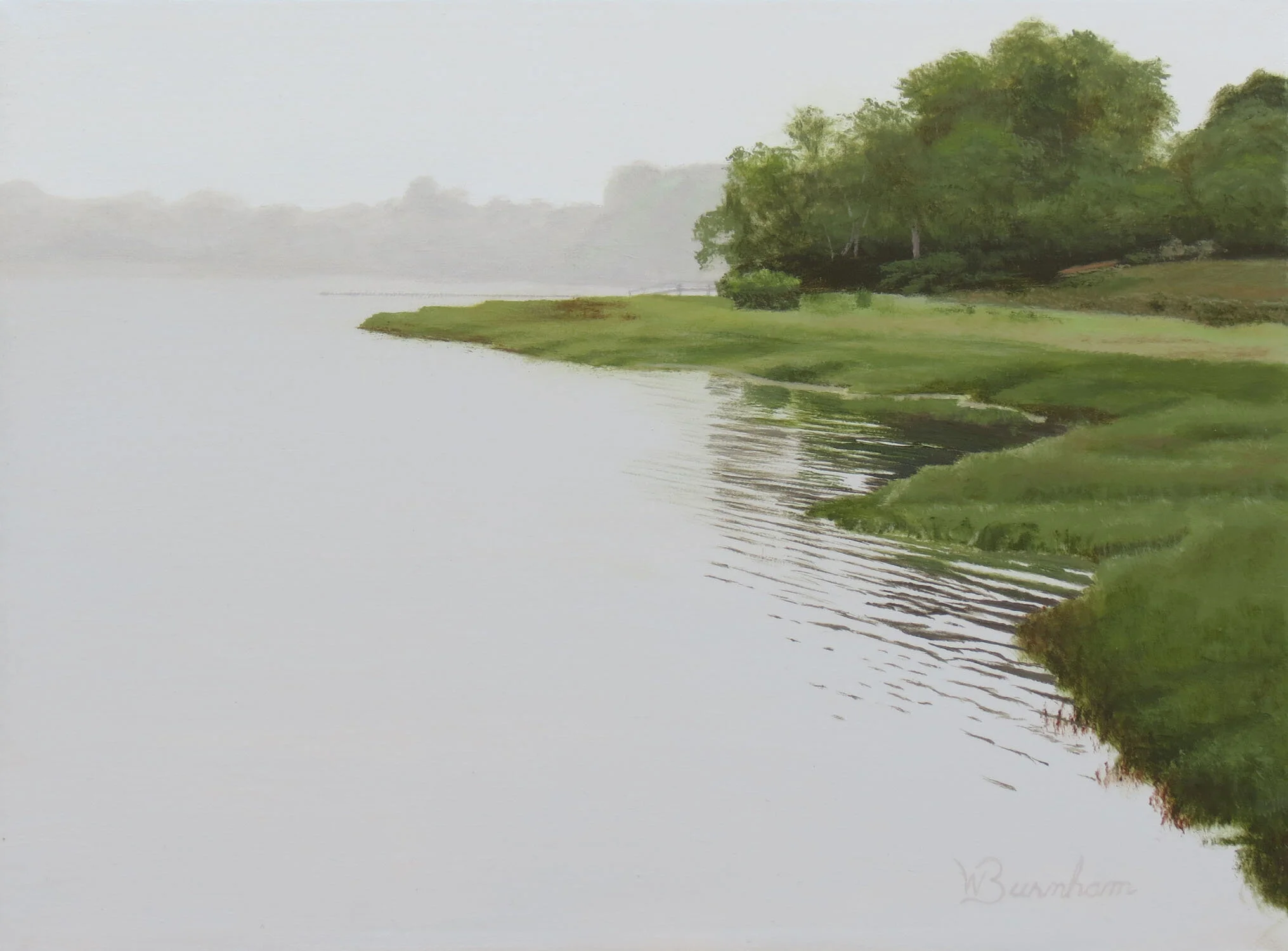 William	Burnham	Gentle Cove	Acrylic	 $625 