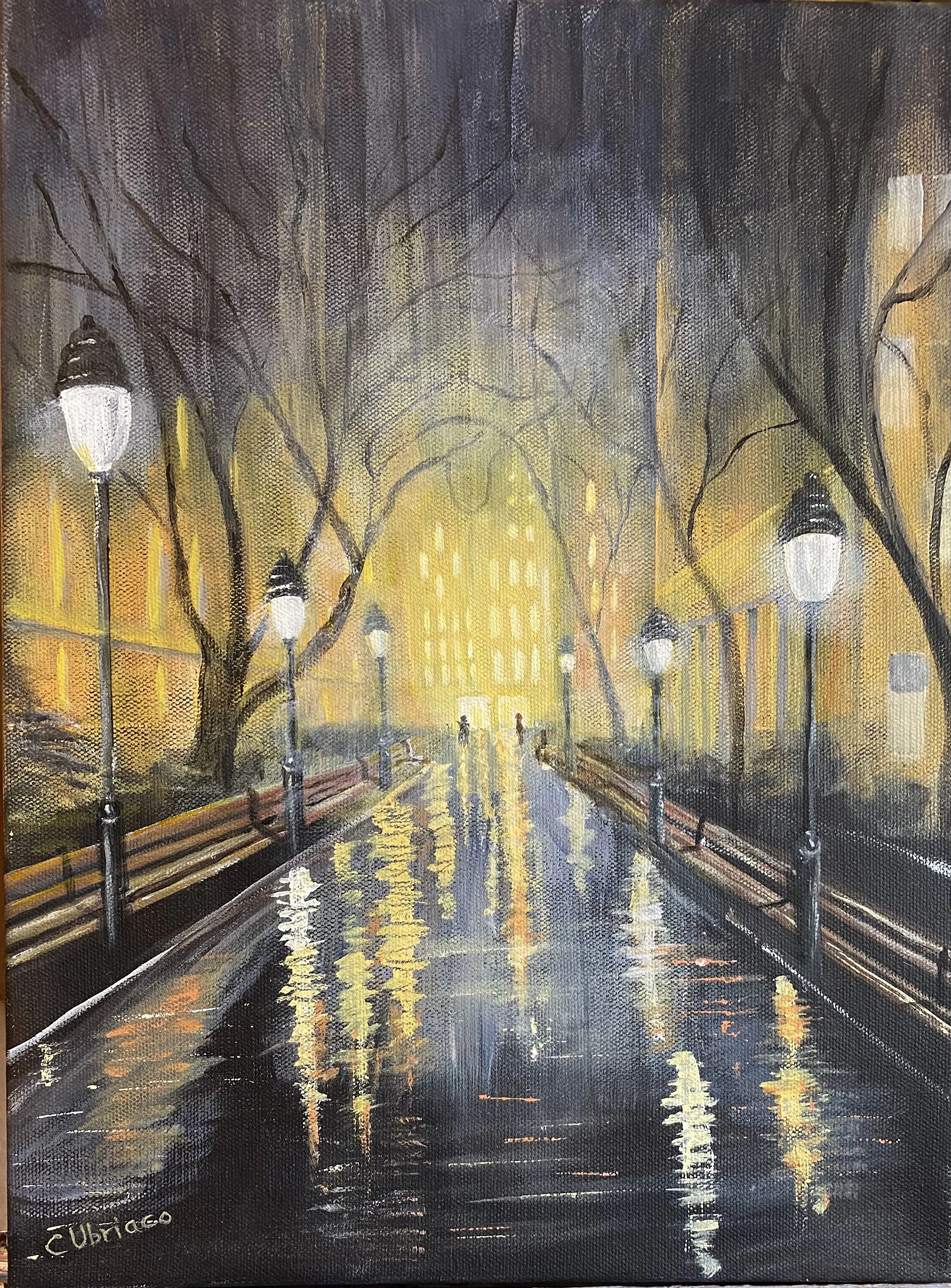 Carol	Ubriaco	Rainy Night in NYC	Acrylic	 $495 