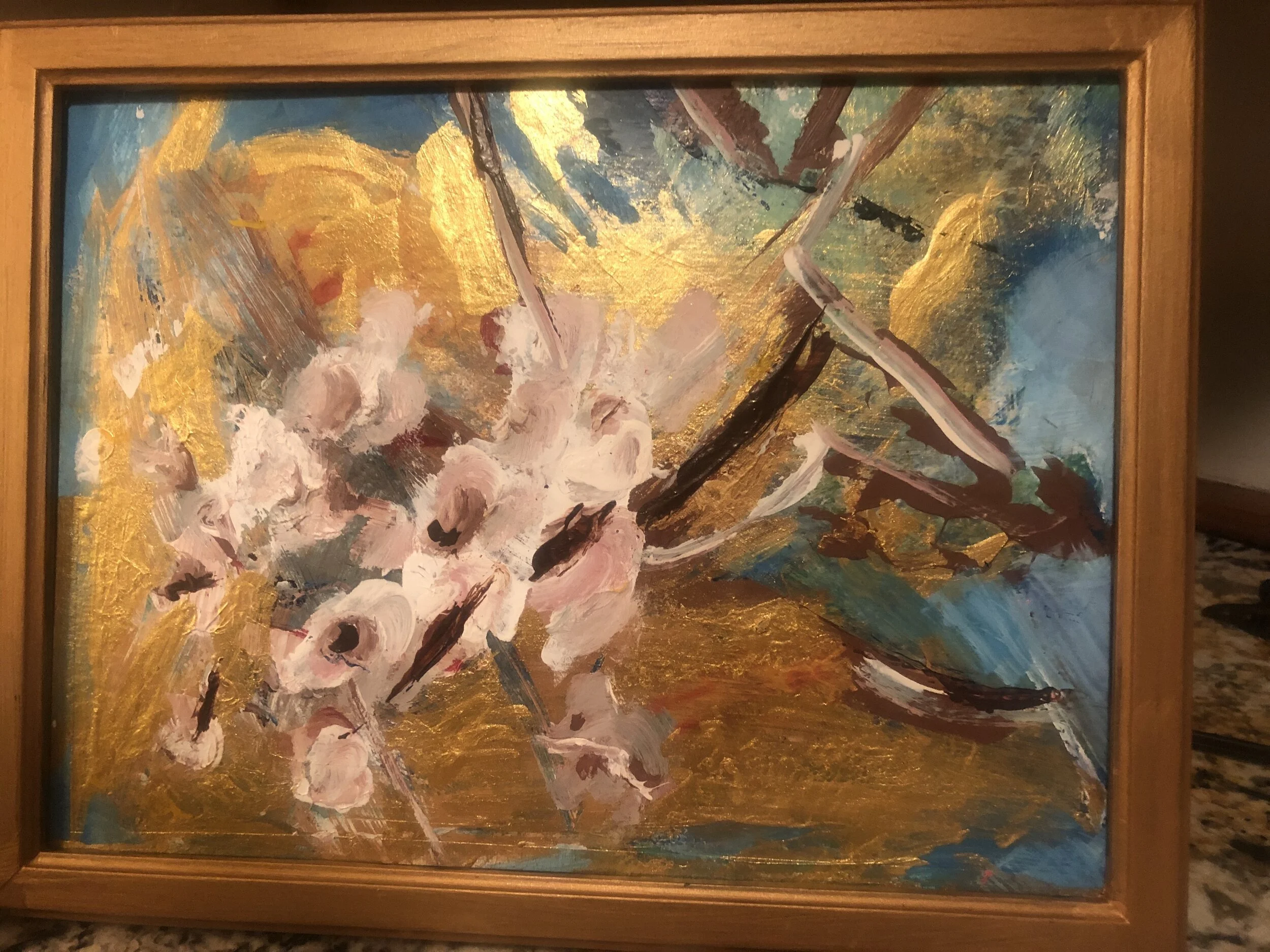 Maryrose	Reynolds	Gold and Roses	Acrylic	 $300 