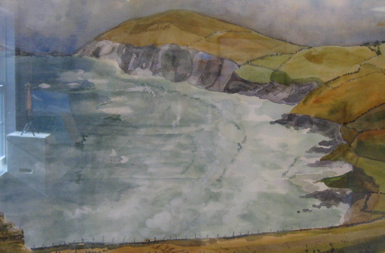 Mary Lou	Mack 	Dingle Ireland-Last Parish Before Boston	Watercolor	 $1,000 