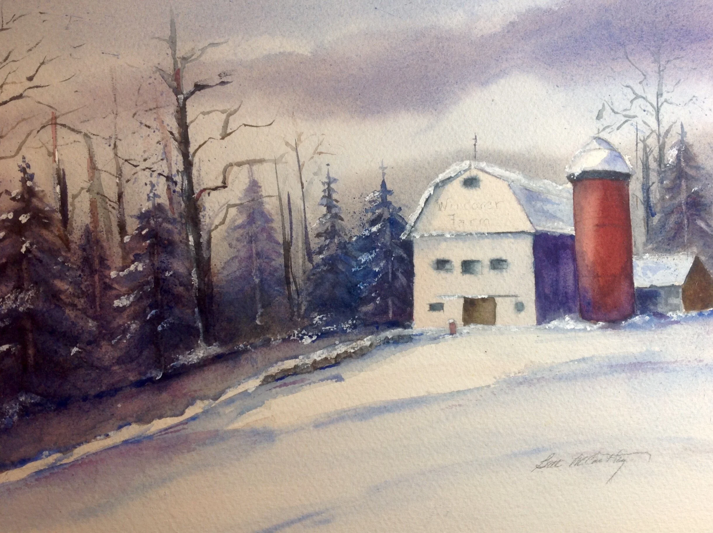 Bett	McCarthy	Jack in the Woods	Watercolor	 $400 