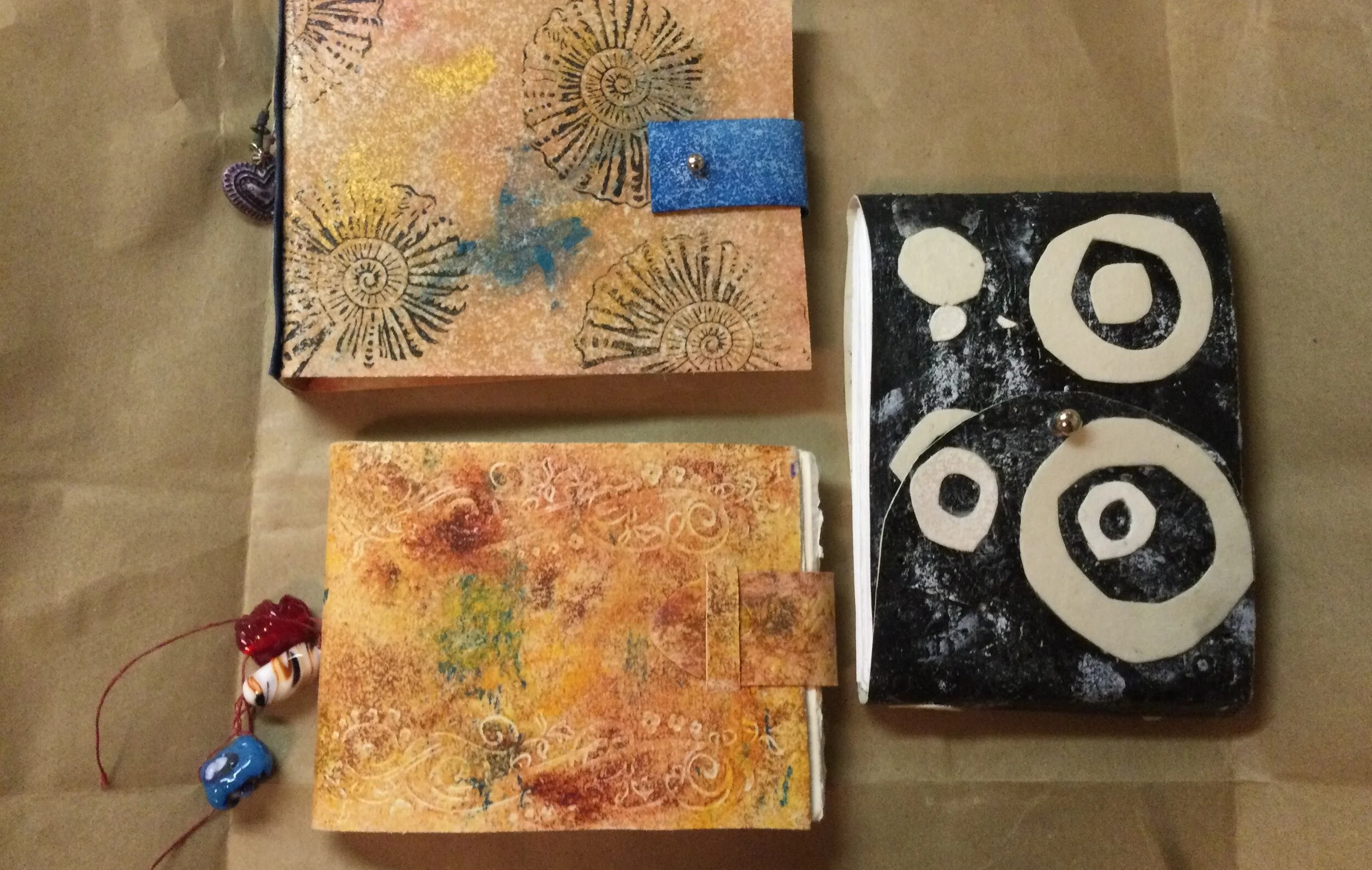 Phyllis	Boudreau	4 Handmade Journals	Mixed medium	 $45 each