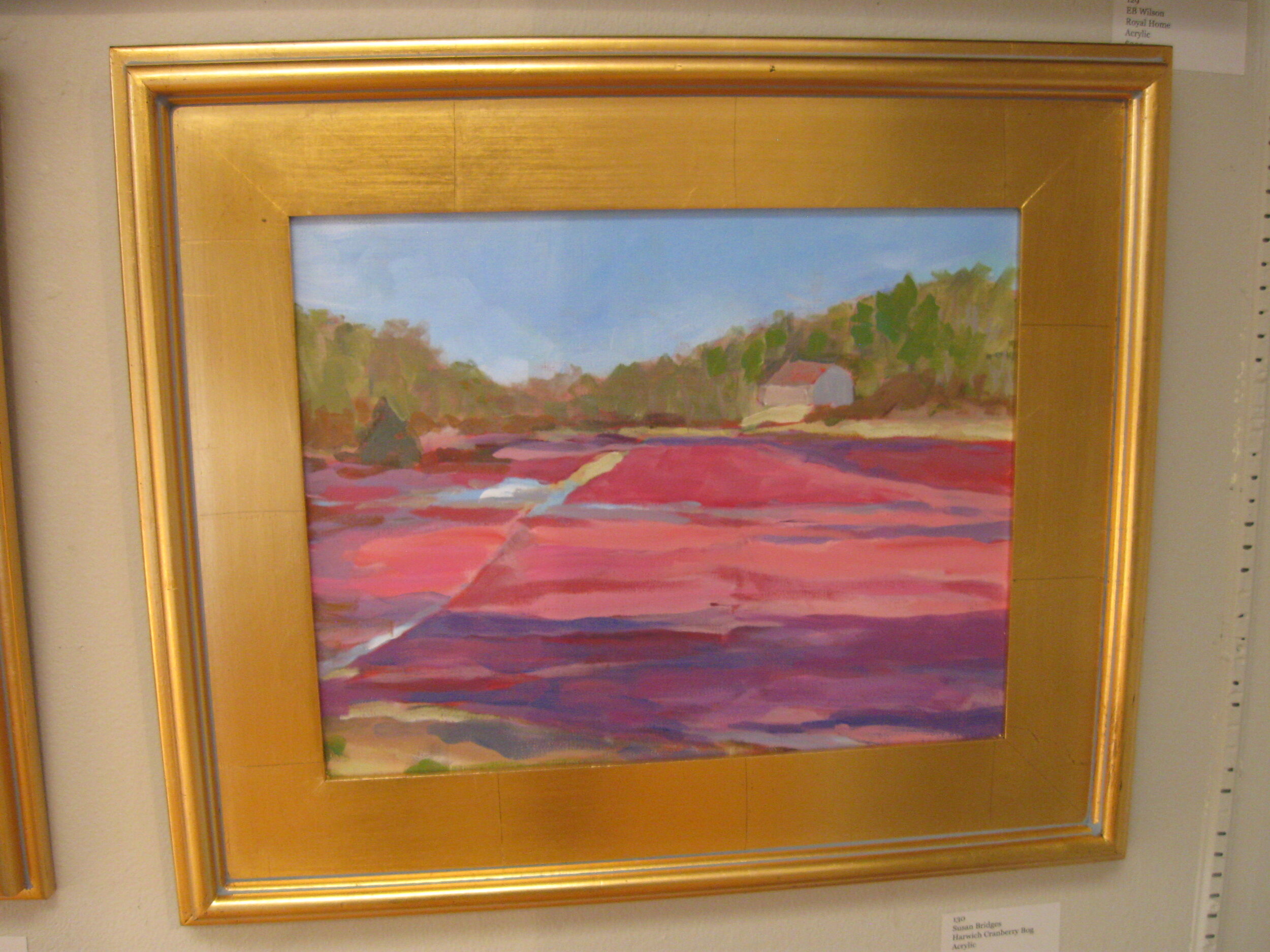 Susan	Bridges	Harwich Cranberry Bog	Acrylic	 $300 