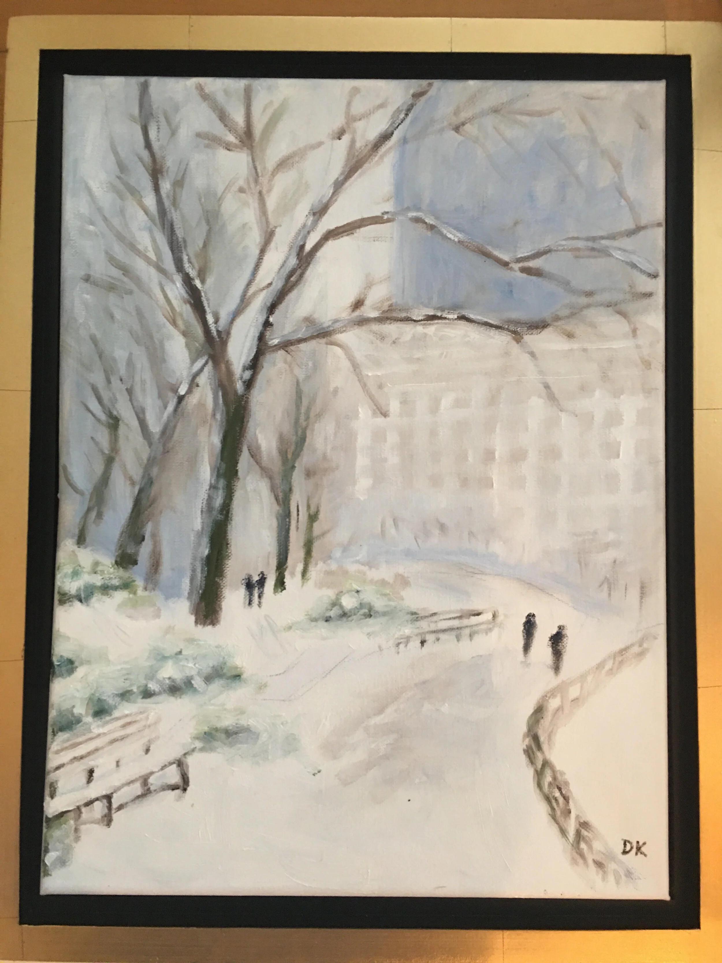 Douglas	Karlson	Central Park, Winter	Oil	 $500 