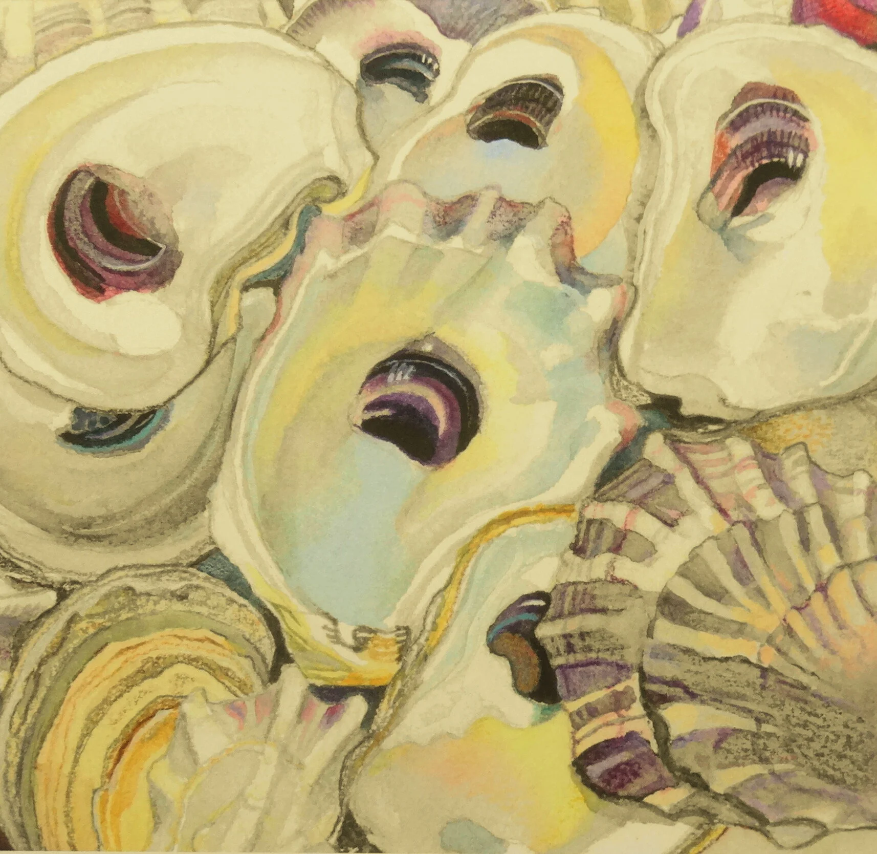 Margaret	Burdick	Raw Bar Relics Redux	Watercolor	 $400 