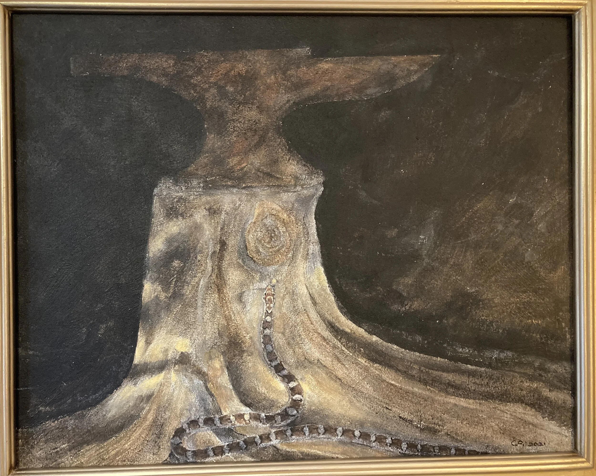 Carl	Ahlstrom	Blacksmith Shop	Acrylic	 $2,500 