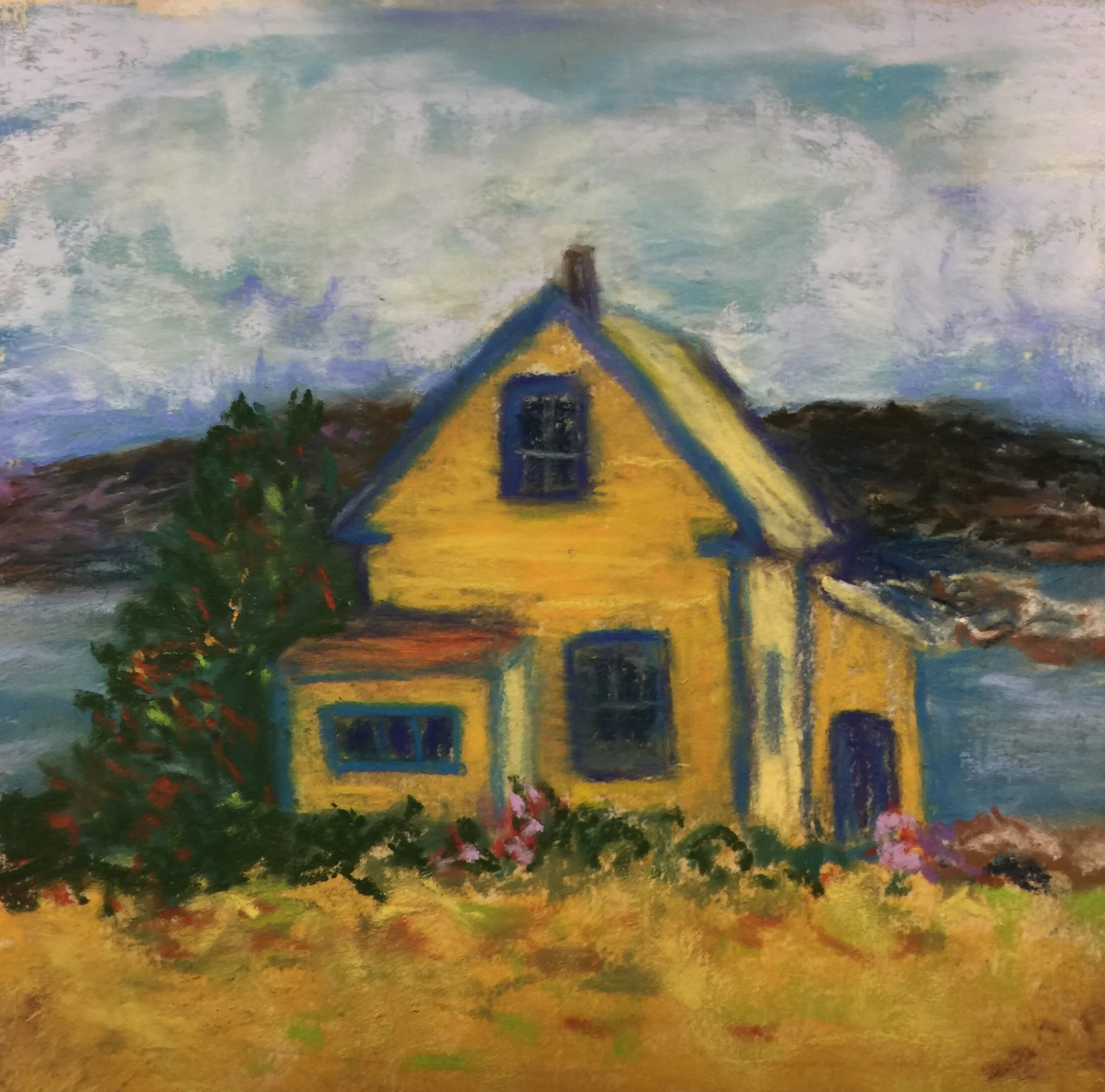 Mary	Brevard	Yellow House	Pastel	 NFS 