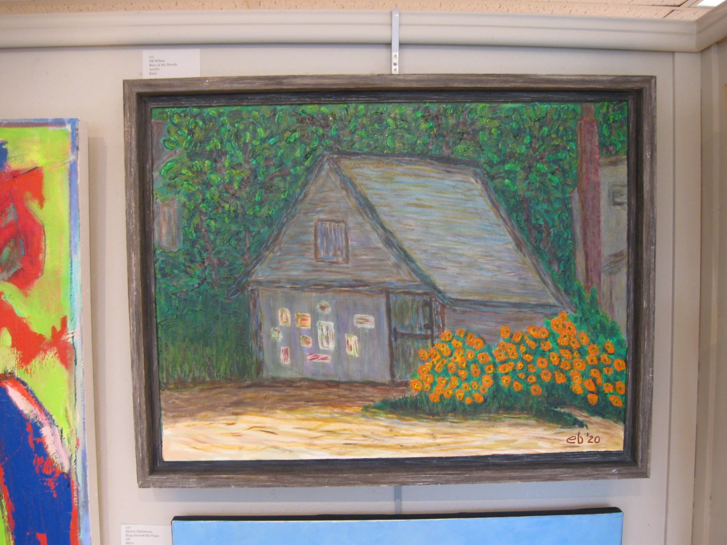 EB	Wilson	Barn in the Woods	Acrylic	 $250 