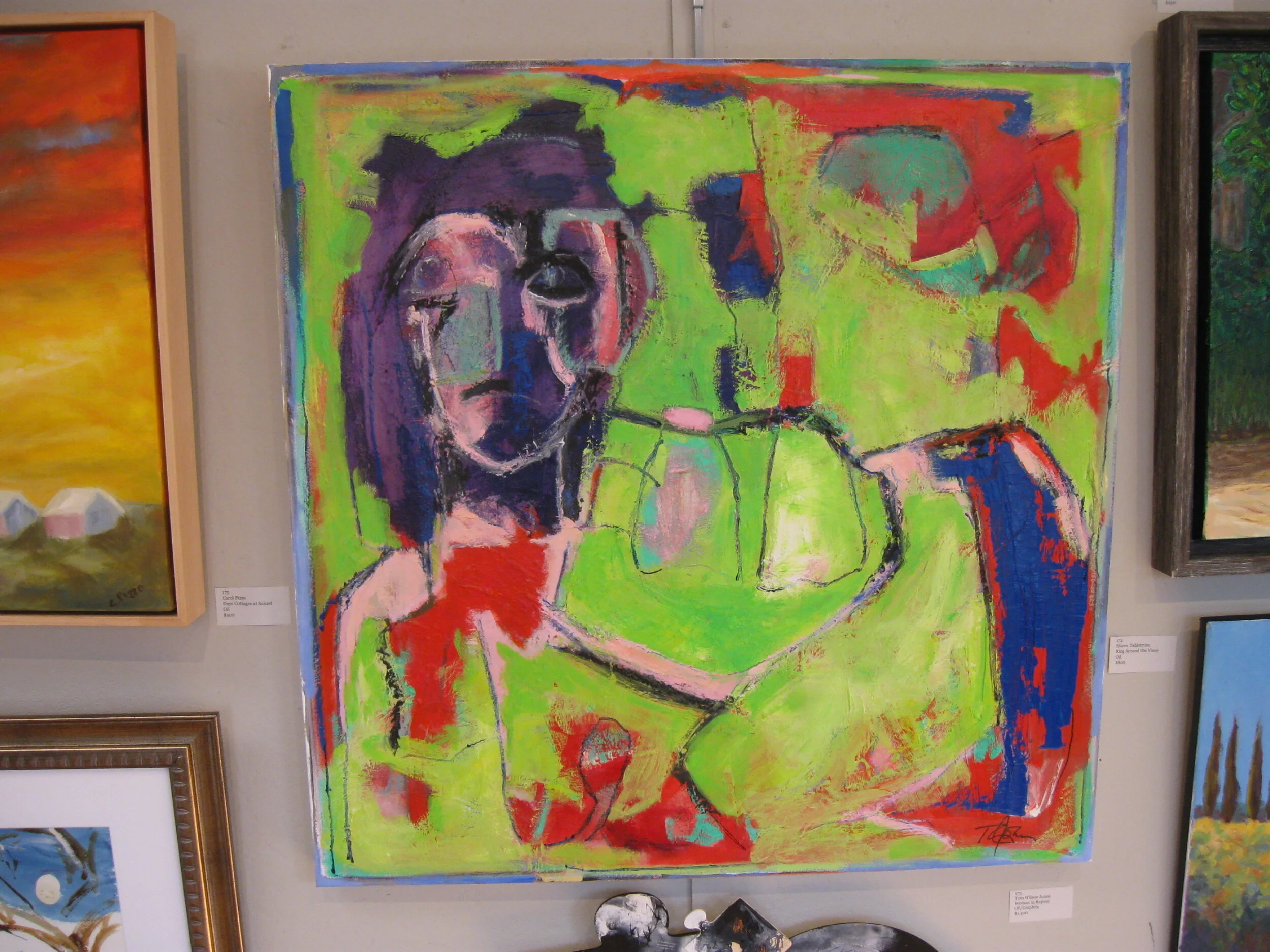 Tom Wilson	Jones	Woman in Repose	Oil/Graphite	 $1,400 