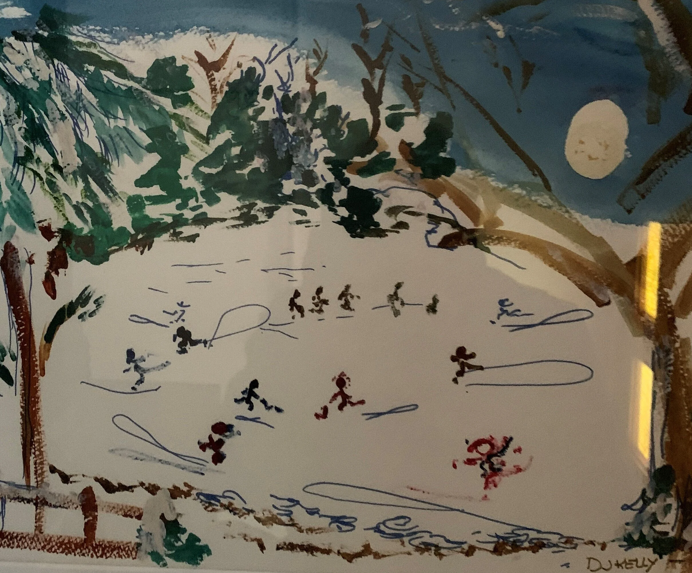 Dorothy	Kelly	Skating on Bank St., Bog	Watercolor	 $250 
