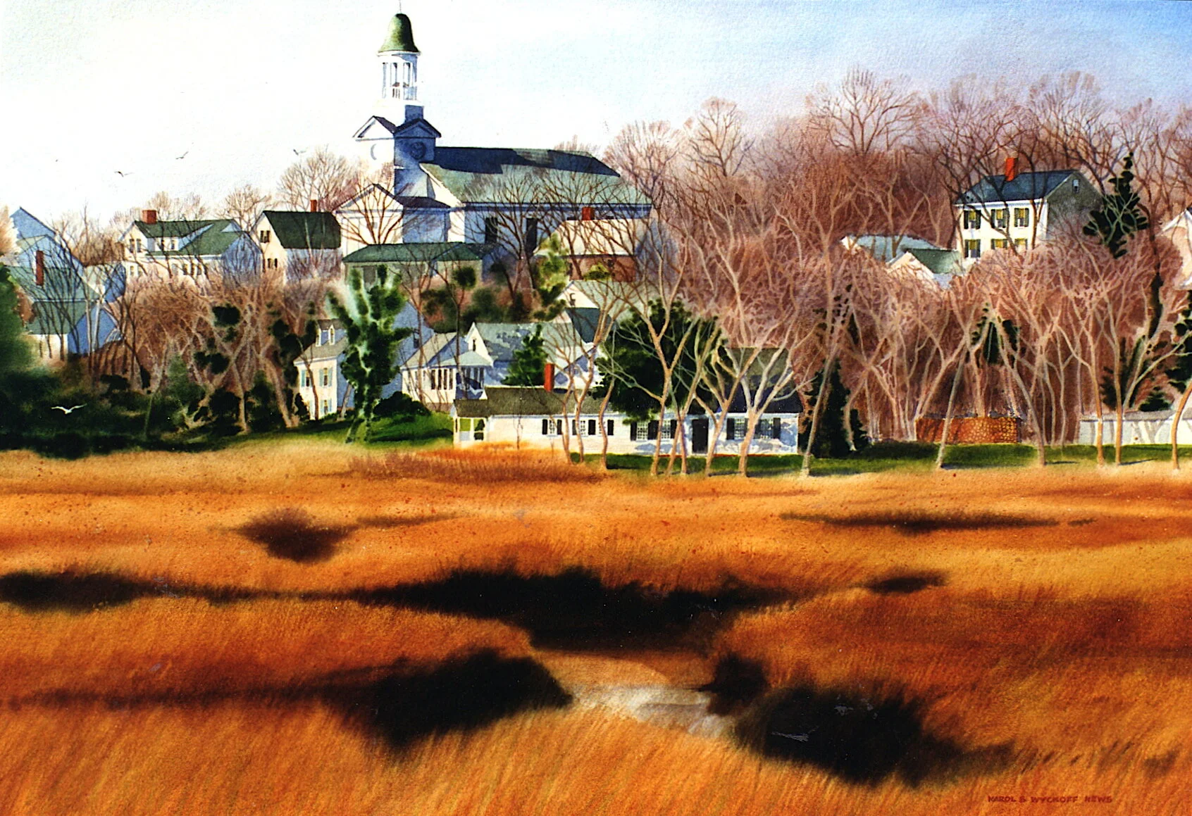 Karol	Wyckoff	Duck Creek Autumn	Watercolor	 $4,500 