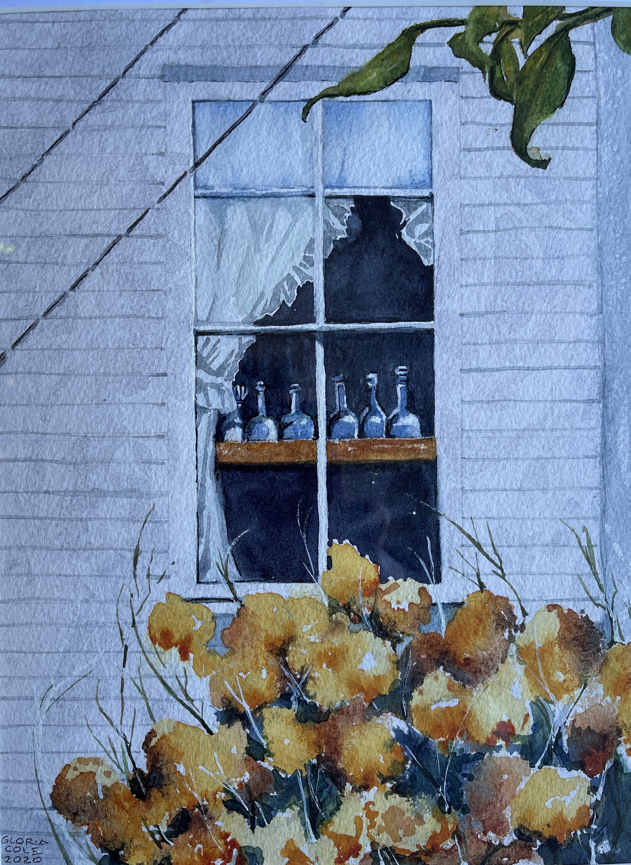 #9 Gloria	Cole	Window Bottles	Watercolor	 $400 	Robert Mesrop