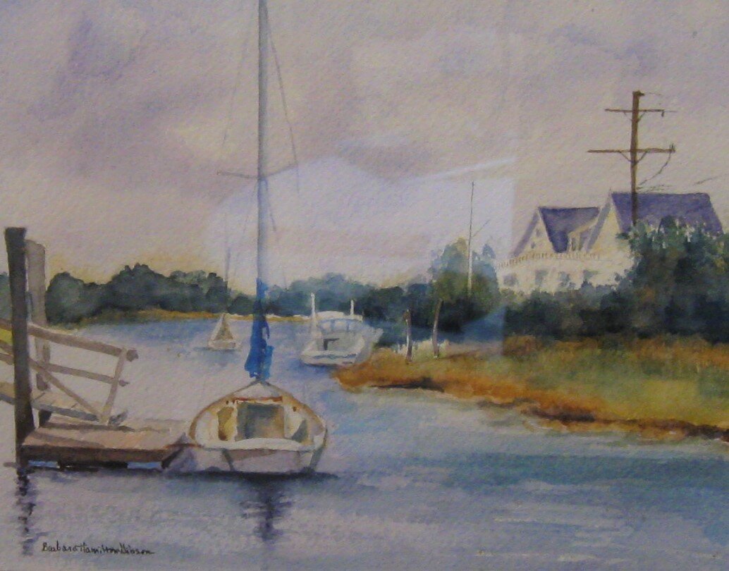 #20 Barbara	Gibson	Up River	Watercolor	 $200 	Don Demers