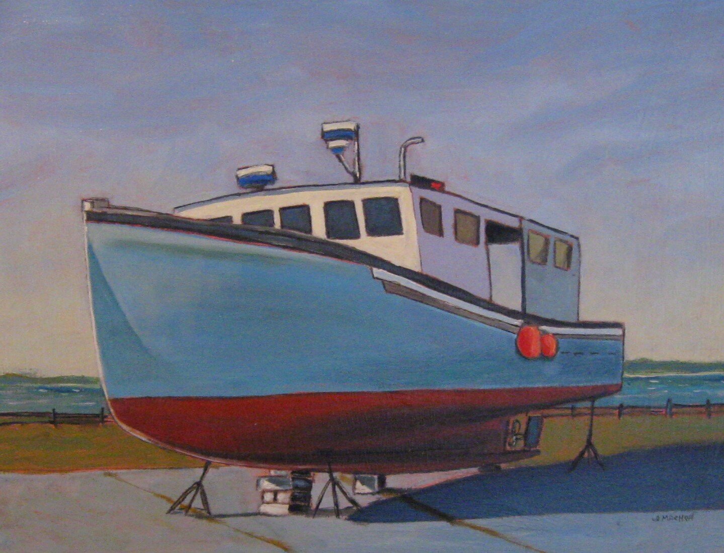#23 George	Machon	Novi Lobster Boat	Oil	 $350 	Steve Kennedy