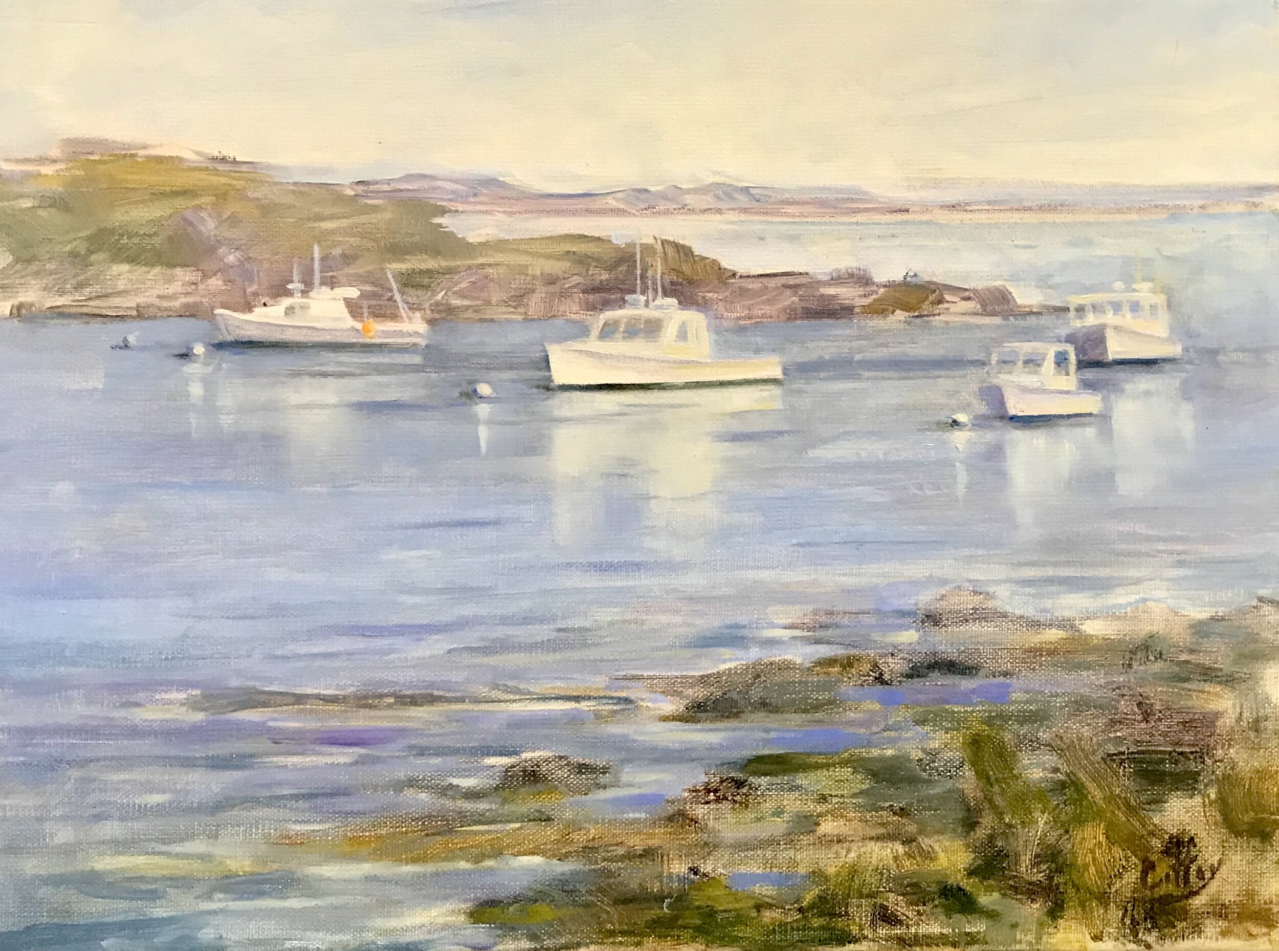 #30 Lyn	Coffey	Monhegan Harbor	Oil	 $540 	Don Demers