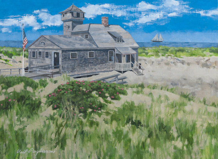 #34 Vail	Pagliarani	Old Harbor Life Saving Station	Oil	 $3,500 	Don Demers