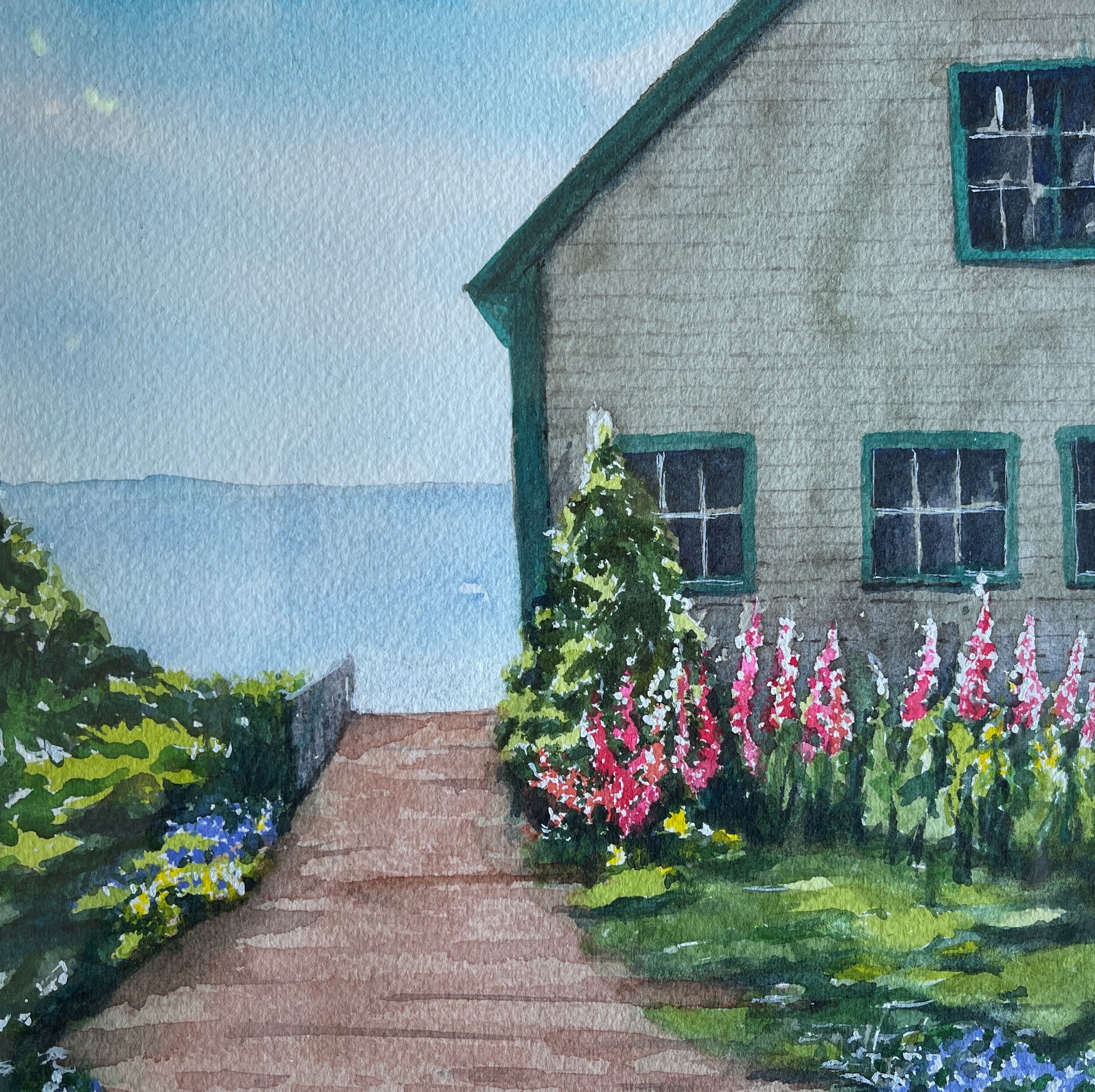 #70 Gloria	Cole	Summer Light	Watercolor	 $350 	Robert Mesrop