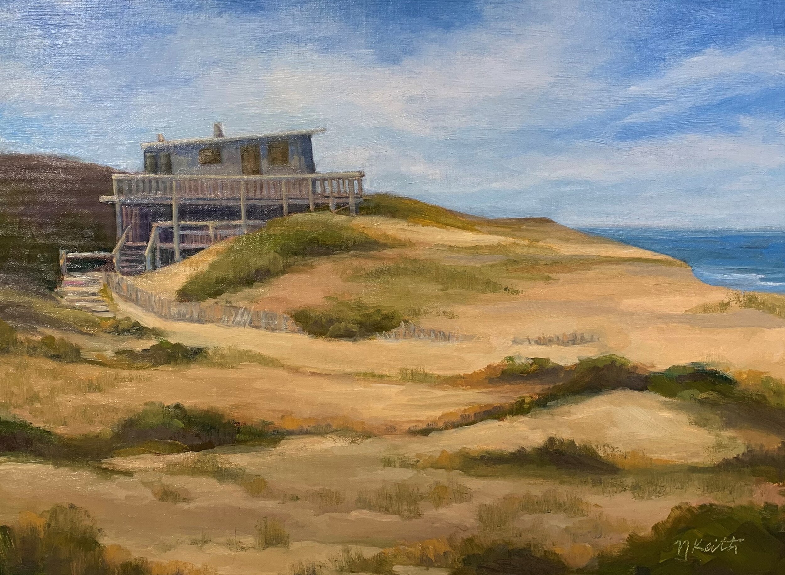 Nancy	Keith	Artist Dune Shack, Provincelands	Oil	 $695 