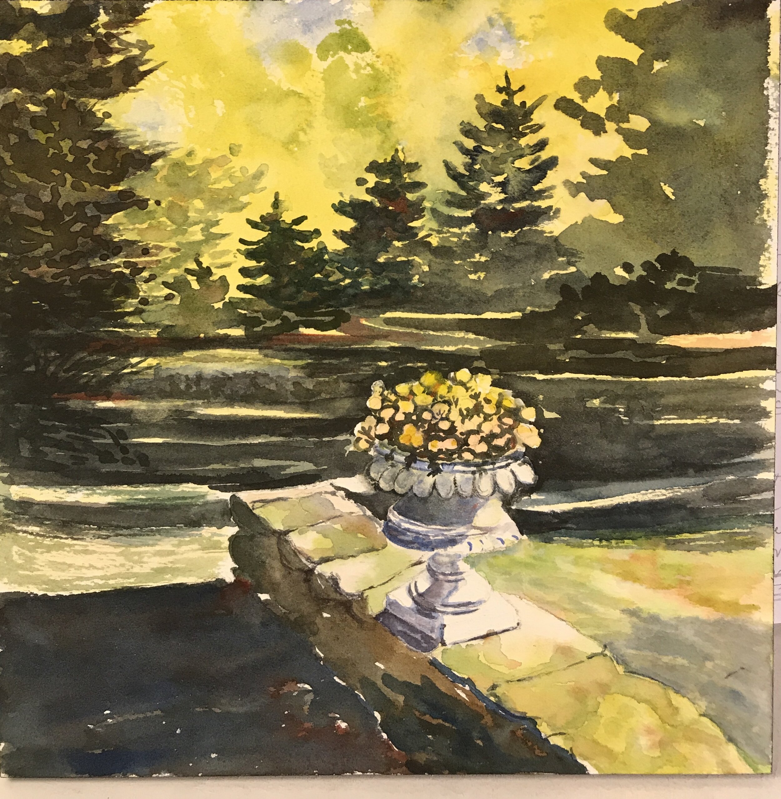Ann	Gessner	In The Garden	Watercolor	 $300 